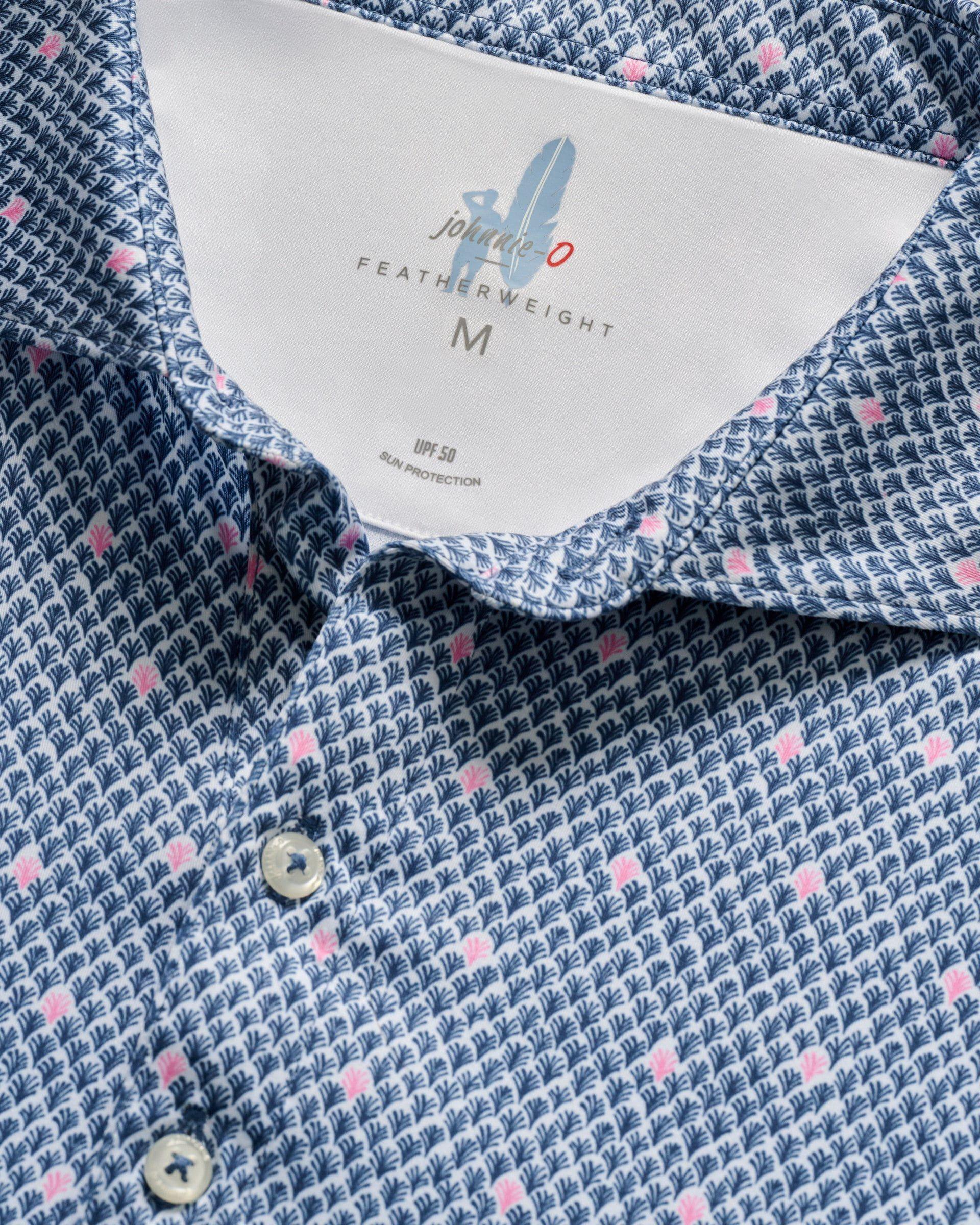 Big & Tall Featherweight Performance Polo - Fernando Print Male Product Image