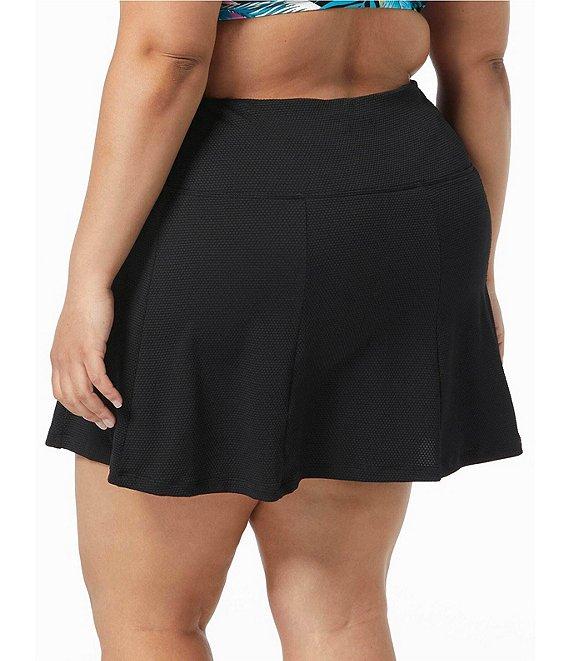 Beach House Plus Size Pique Solid Olivia Princess Seam Swim Skort Product Image