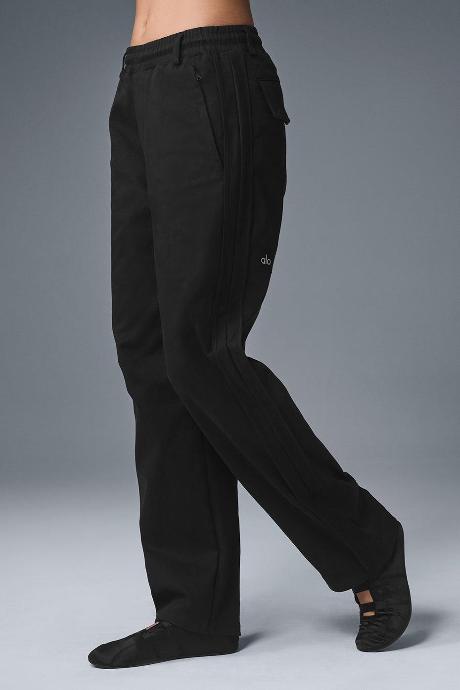 Edition Sueded Straight Leg Pant - Black Female Product Image