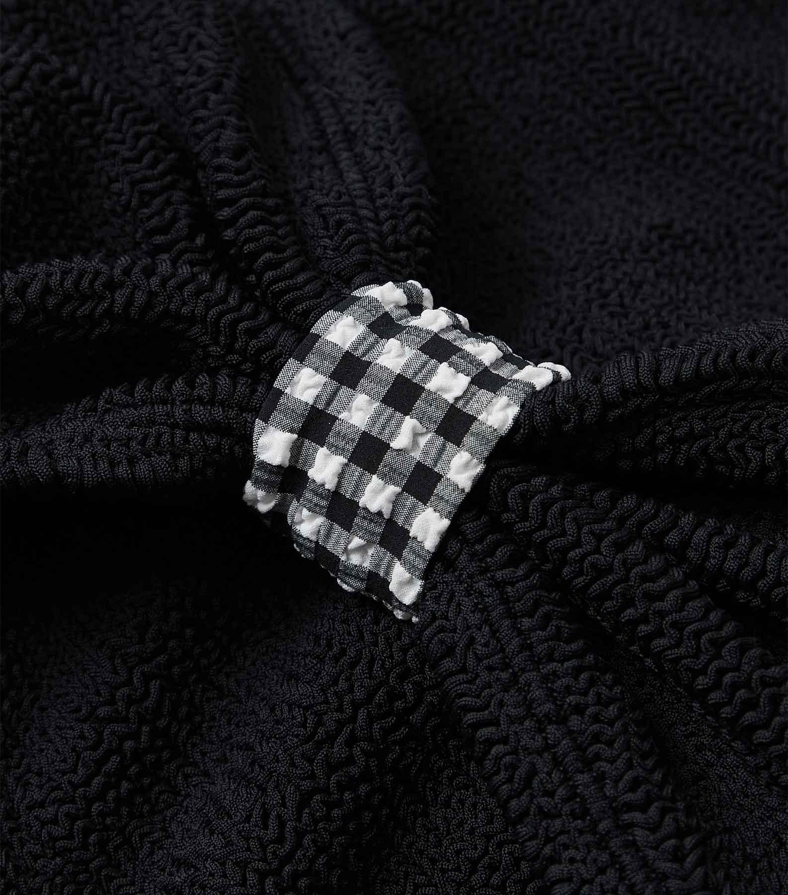 Jean Bikini - Black Gingham Product Image