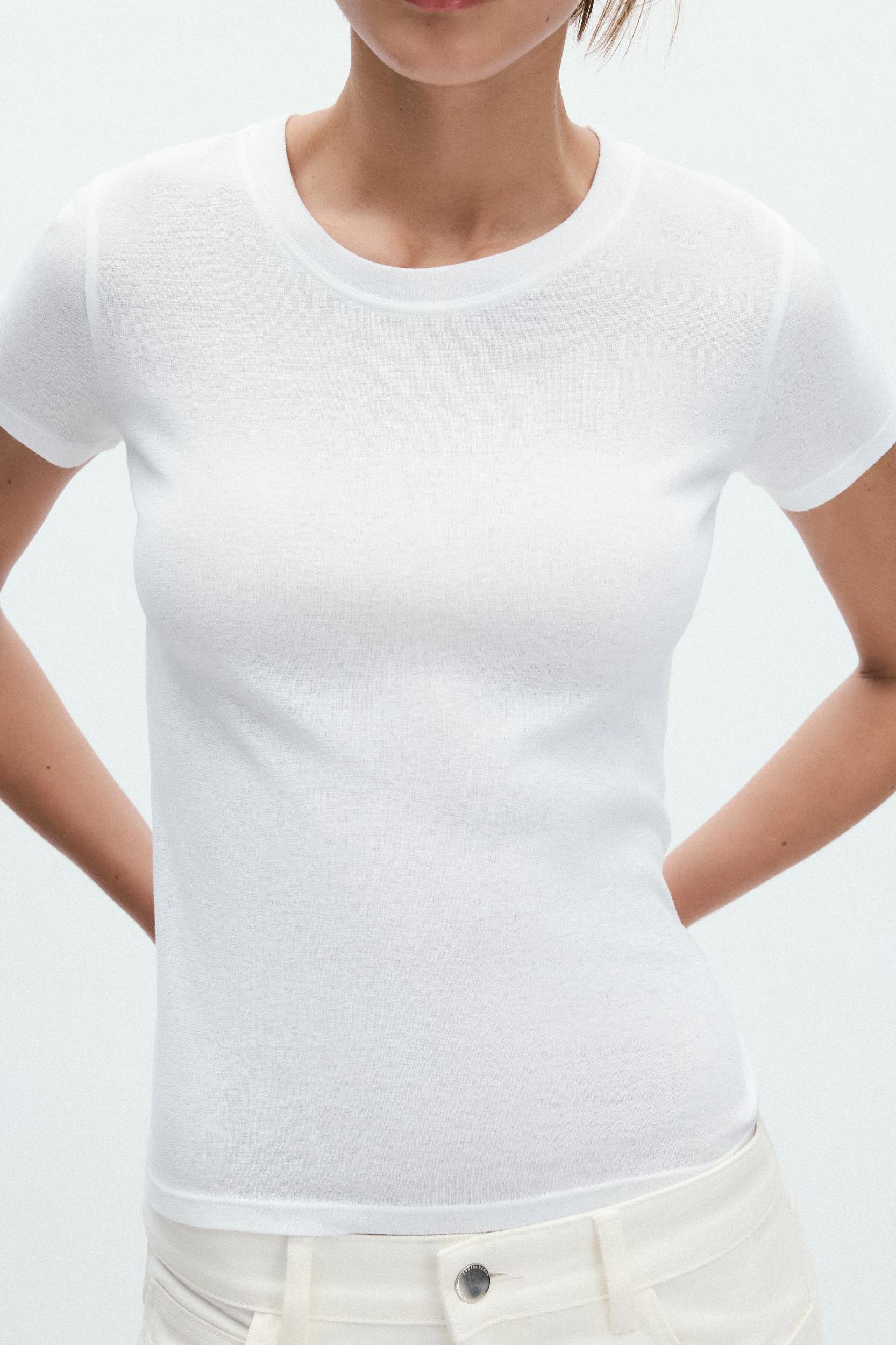 SHORT SLEEVE COTTON T-SHIRT Product Image