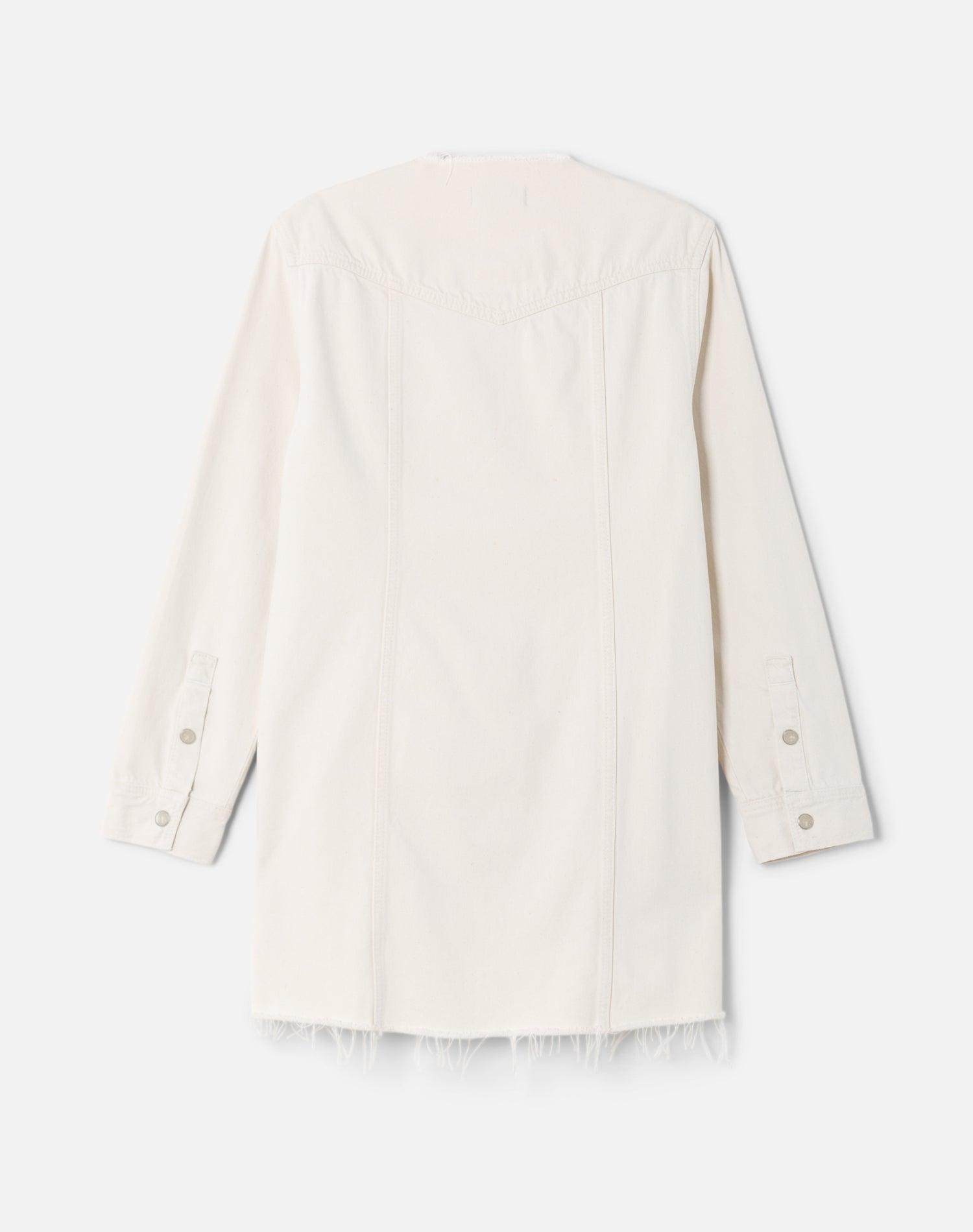 The Riley Mini Dress - Crema Female Product Image