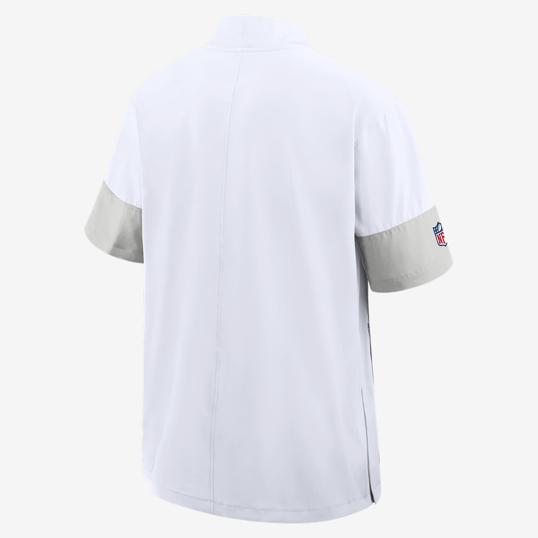 Buffalo Bills Sideline Coach Nike Men's NFL 1/2-Zip Short-Sleeve Jacket Product Image