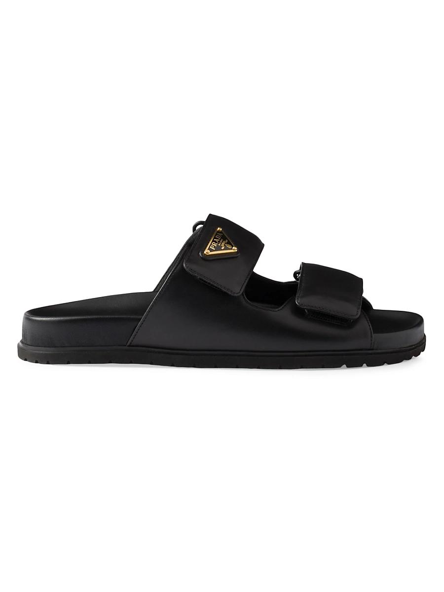 Womens Nappa Leather Slides Product Image