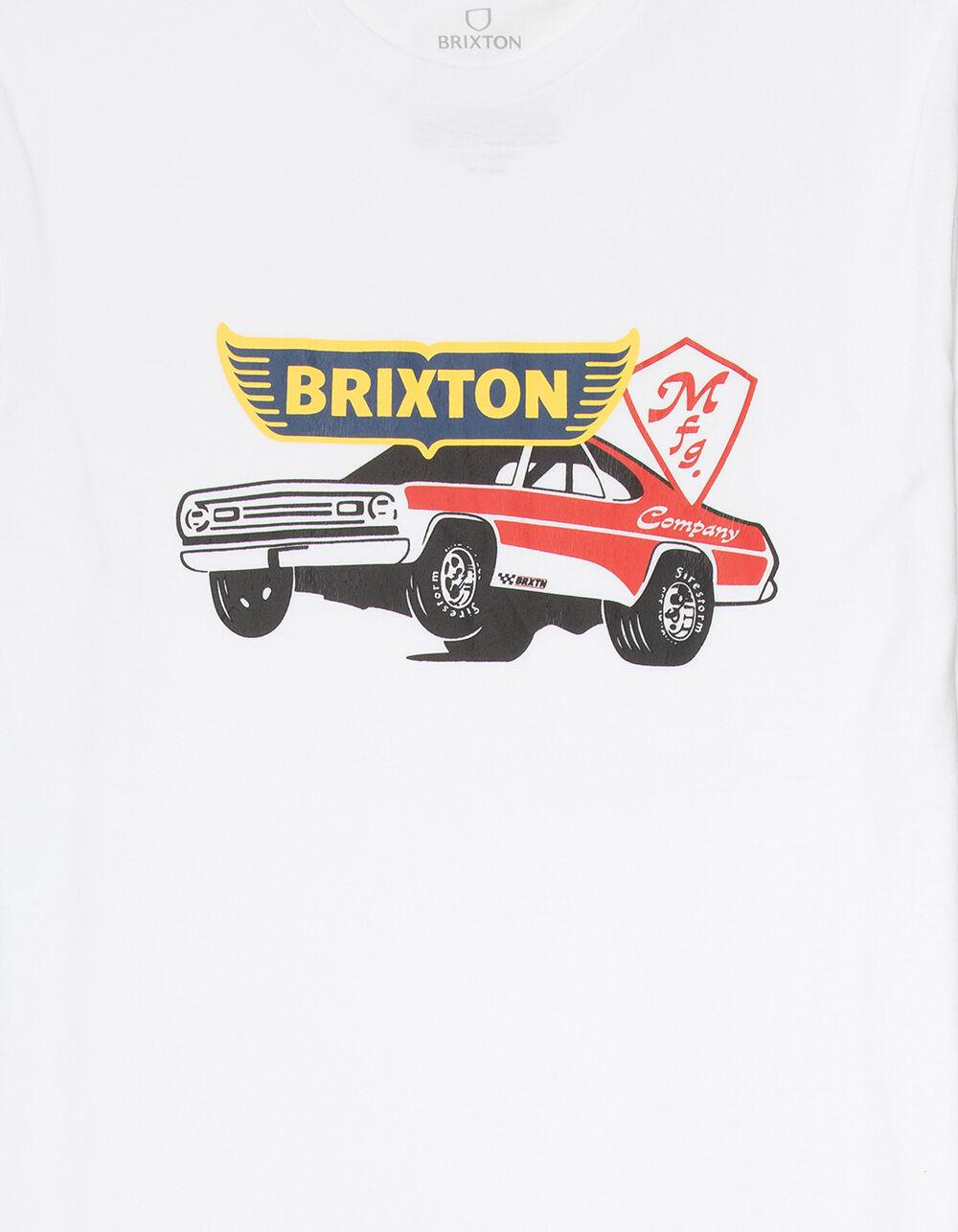 BRIXTON Barona Tailored Mens Tee - WHITE Product Image