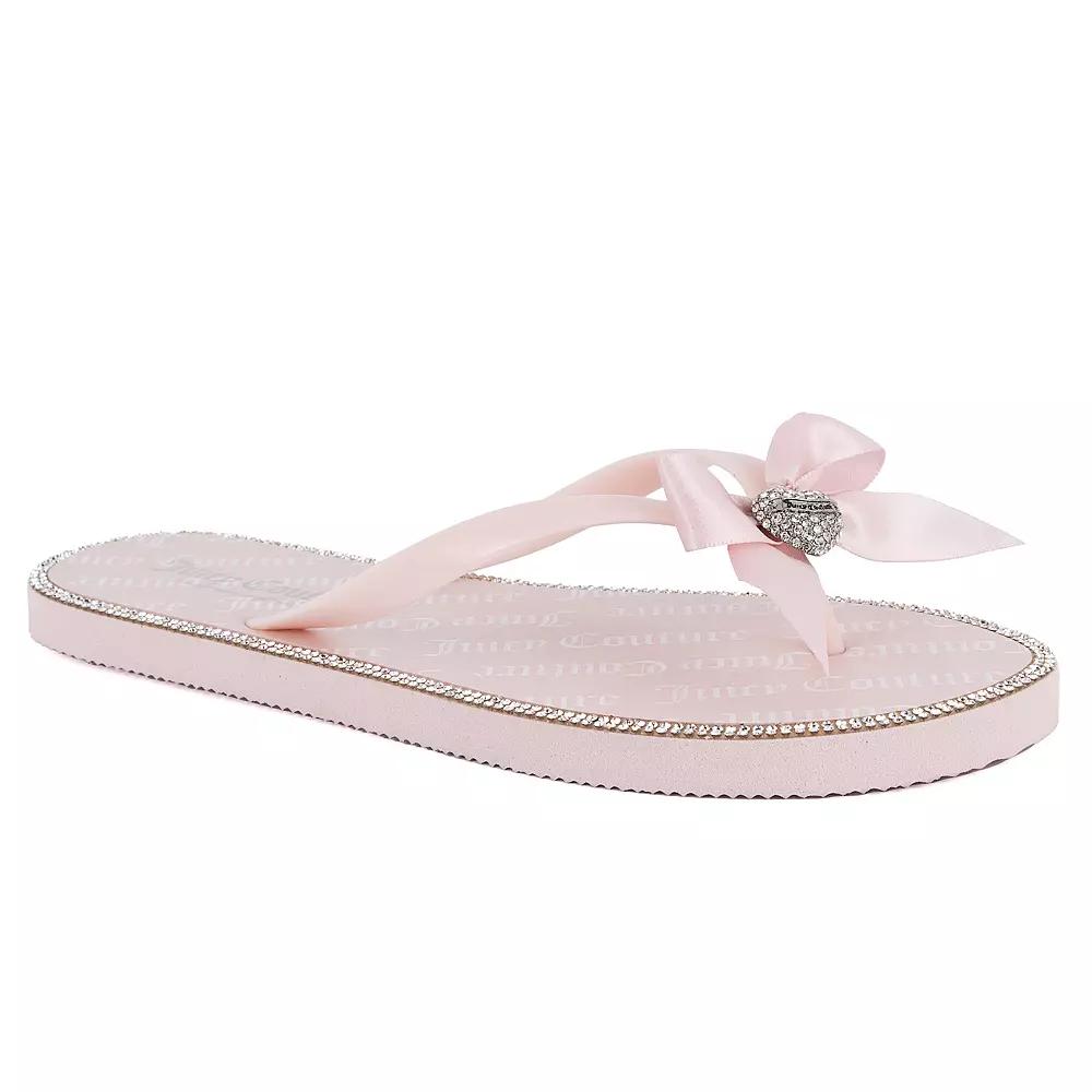 Juicy Couture Sonnet Women's Thong Flip-Flop Sandals, Size: 9, Blush Product Image