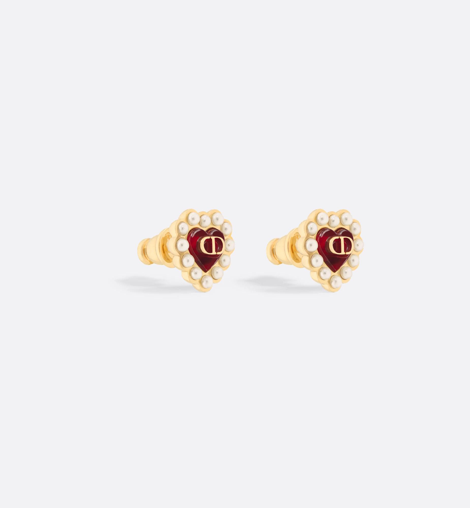 Petit CD Baroque Stud Earrings Product Image
