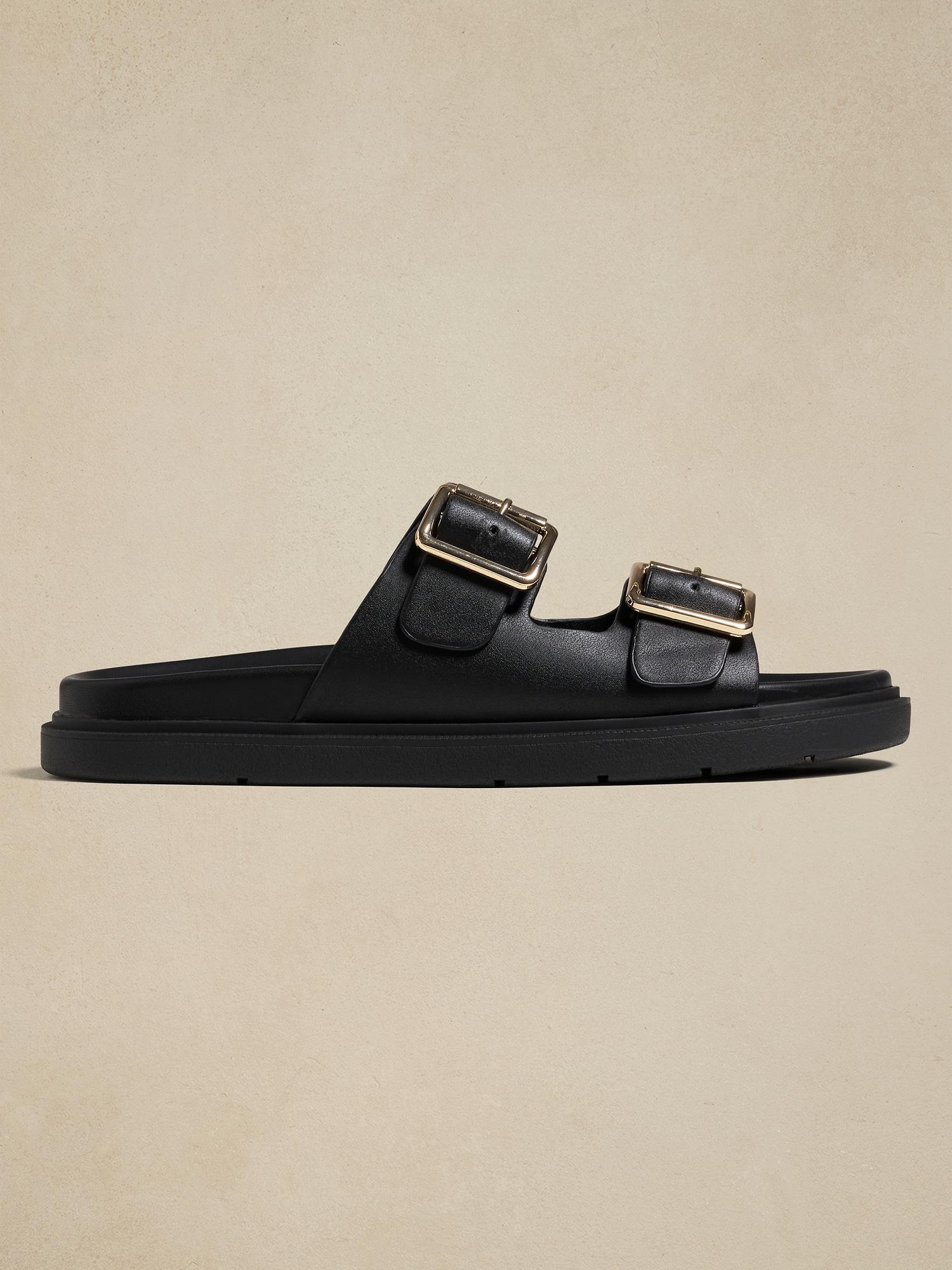 Double Strap Buckle Sandal Product Image