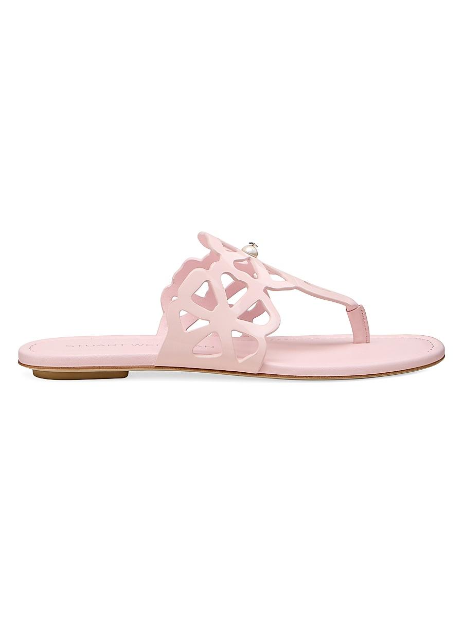 Womens Jasmine Patent Leather T-Strap Sandals Product Image