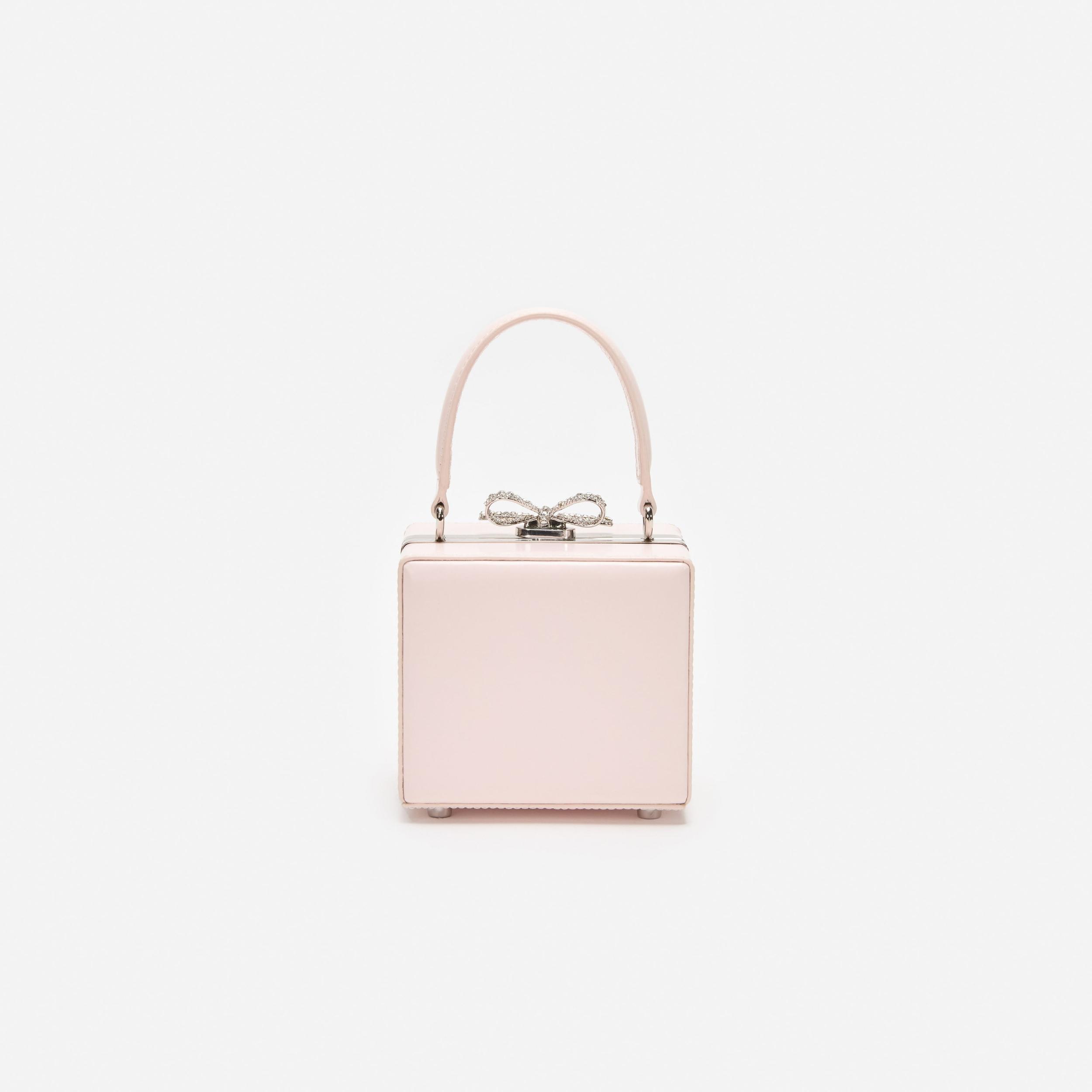 Pink Leather Micro Bag Product Image