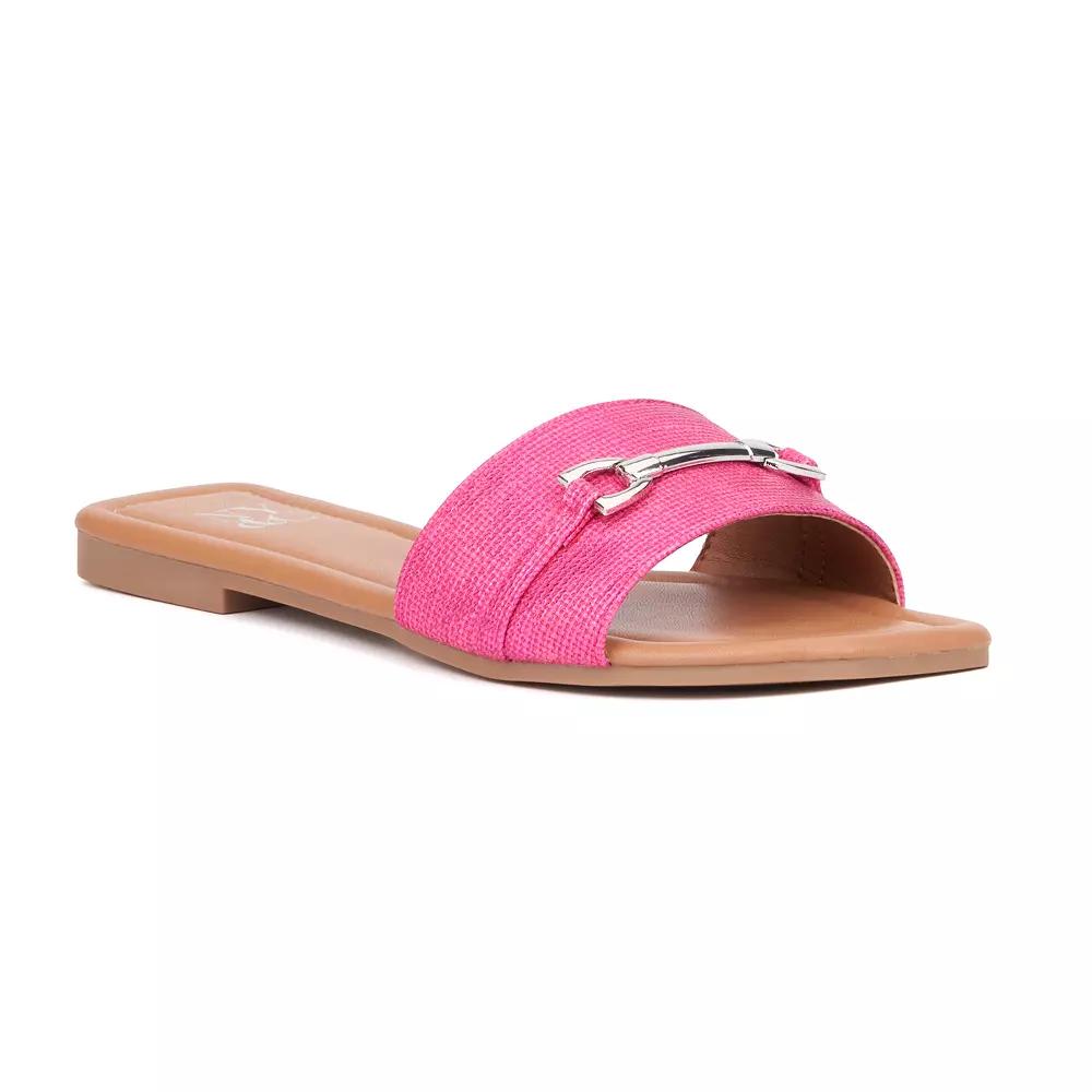 New York & Company Naia Womens Slide Sandals Product Image