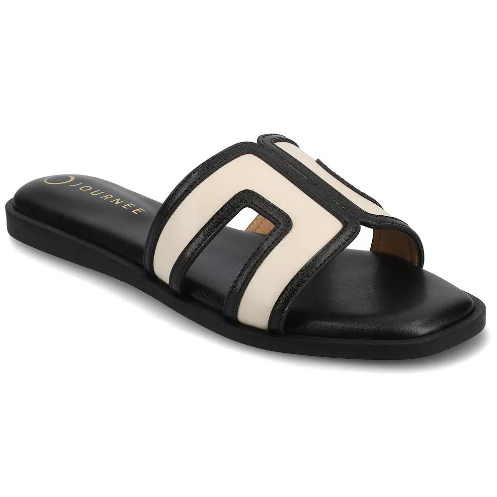 Journee Primah H Band Slip-On Women's Flat Sandals,  Product Image