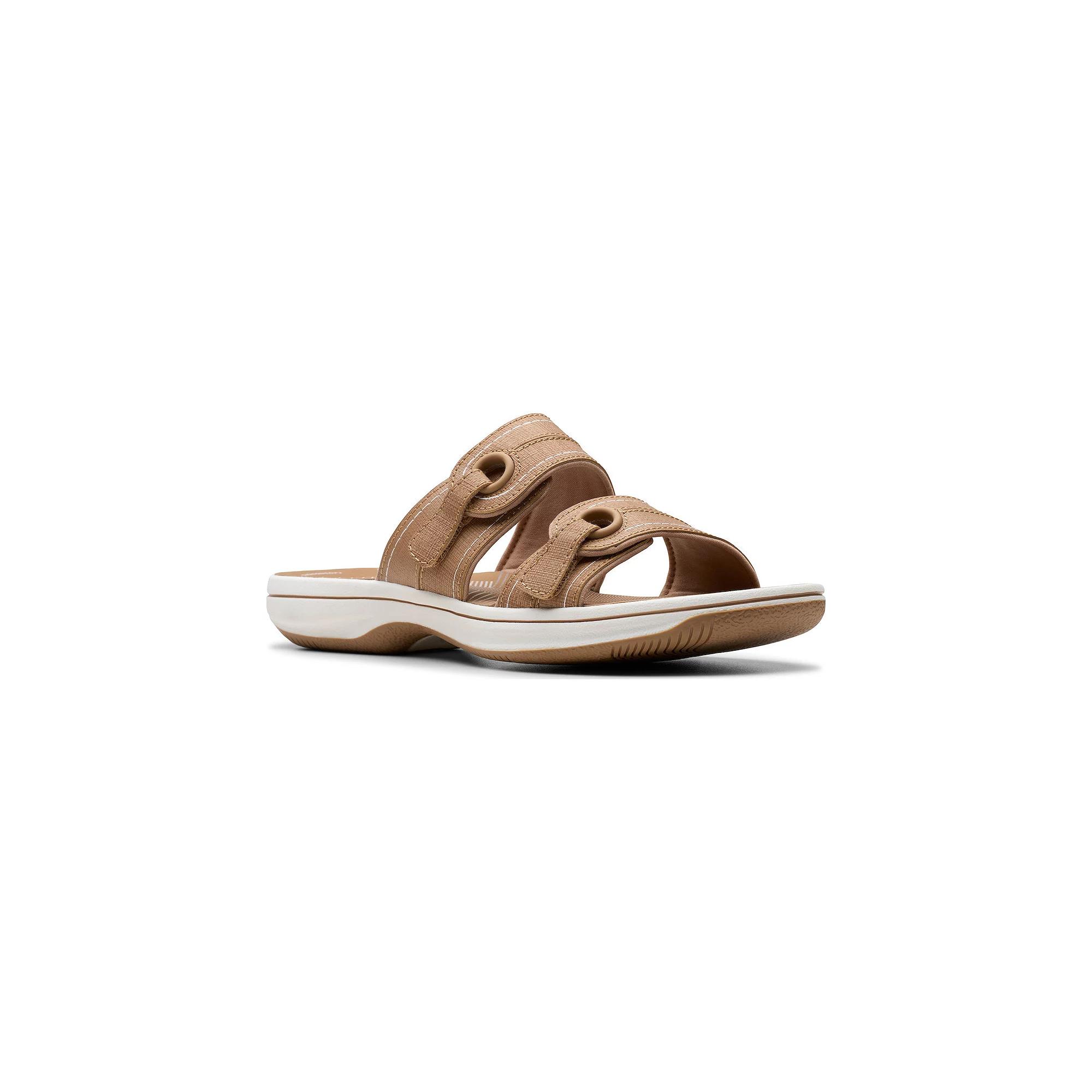 Clarks® Breeze Maye Cloudstepper Women's Flip Flop Sandals, Size: 10, Warm Beige Product Image