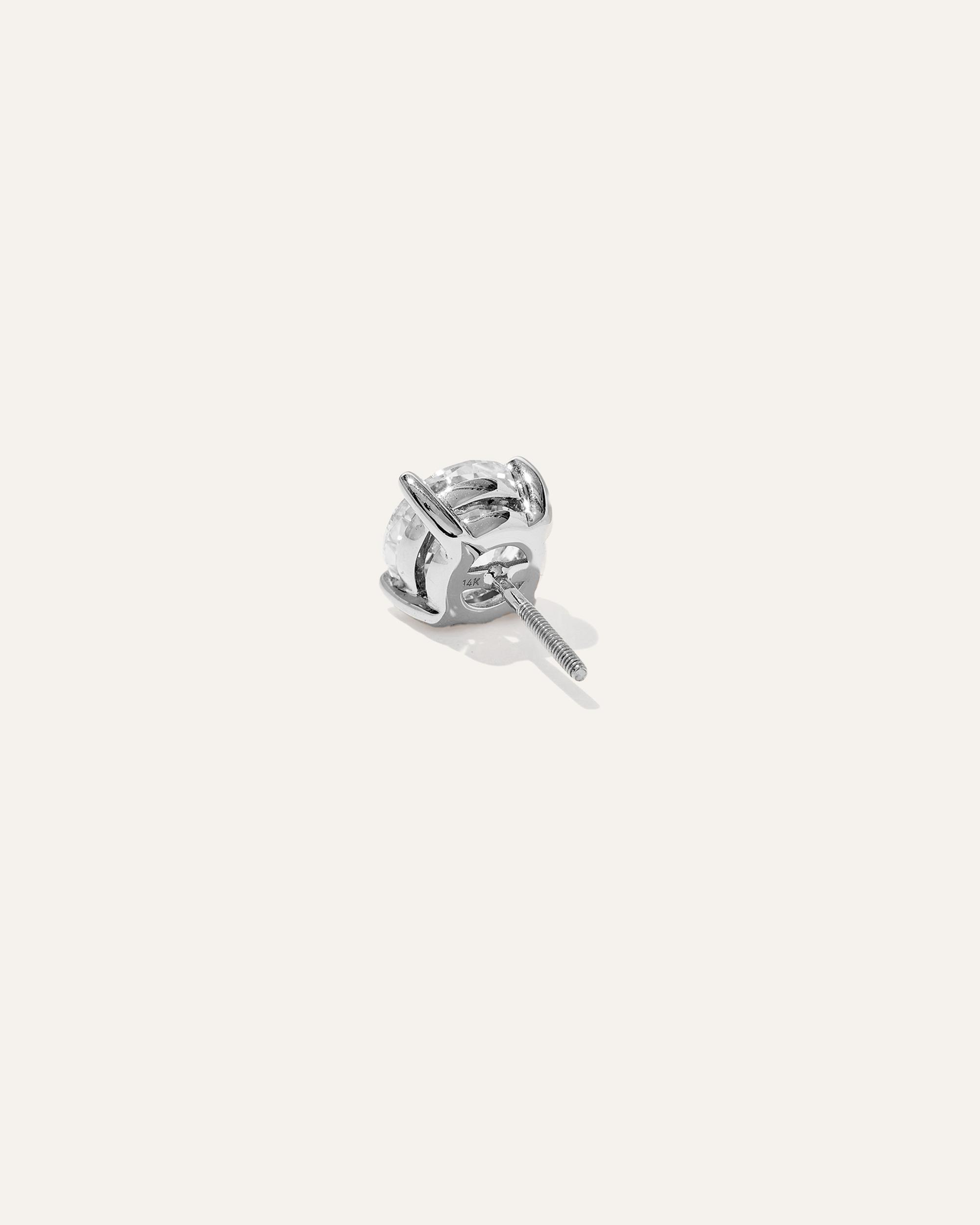 Quince | Women's 14K Gold Lab Grown Diamond Four-Prong Solitaire Studs Product Image