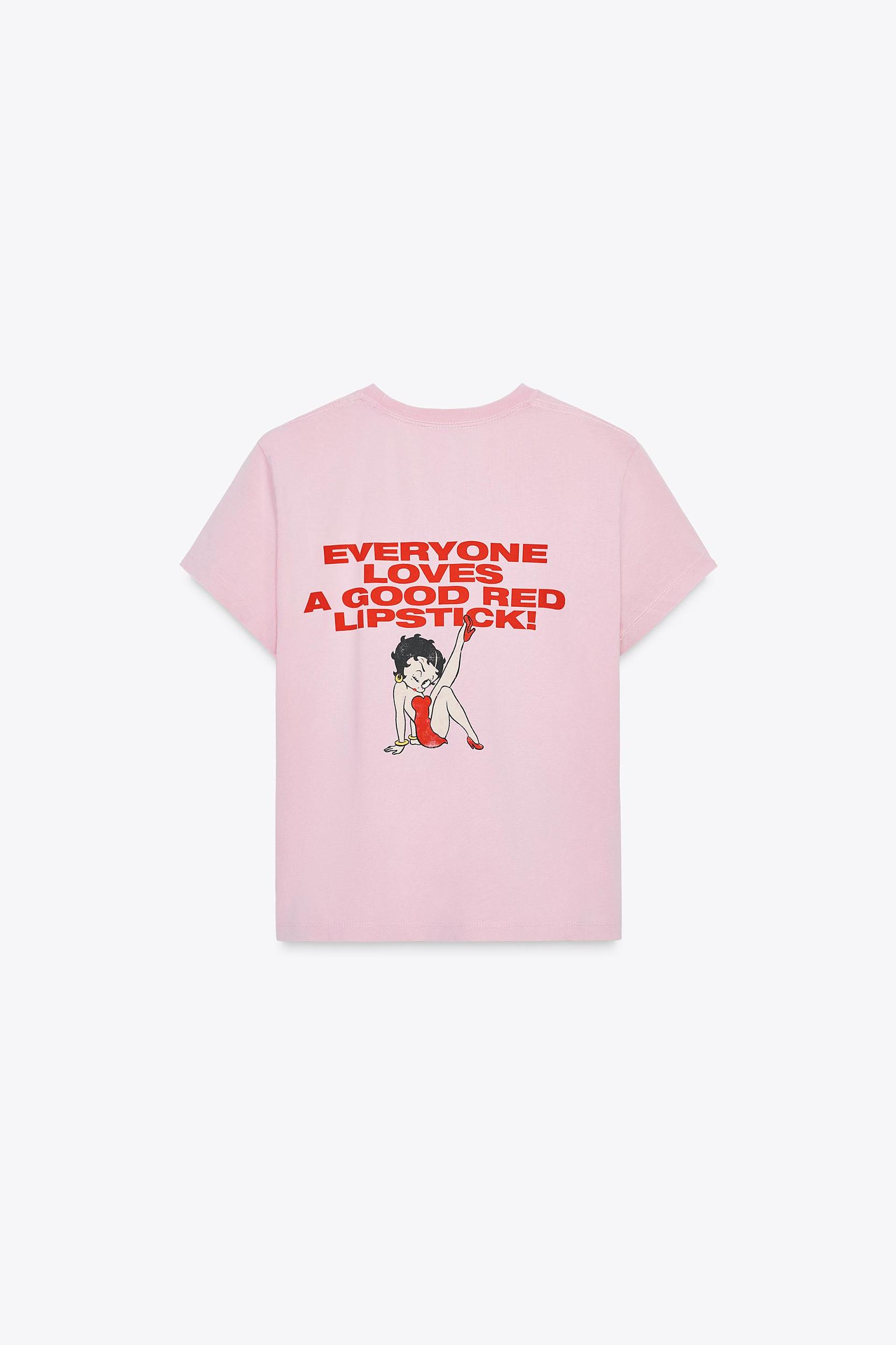 BETTY BOOP® WASHED EFFECT T-SHIRT Product Image