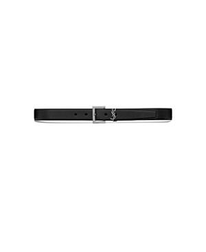 Womens Cassandre Belt with Square Buckle in Smooth Leather Product Image