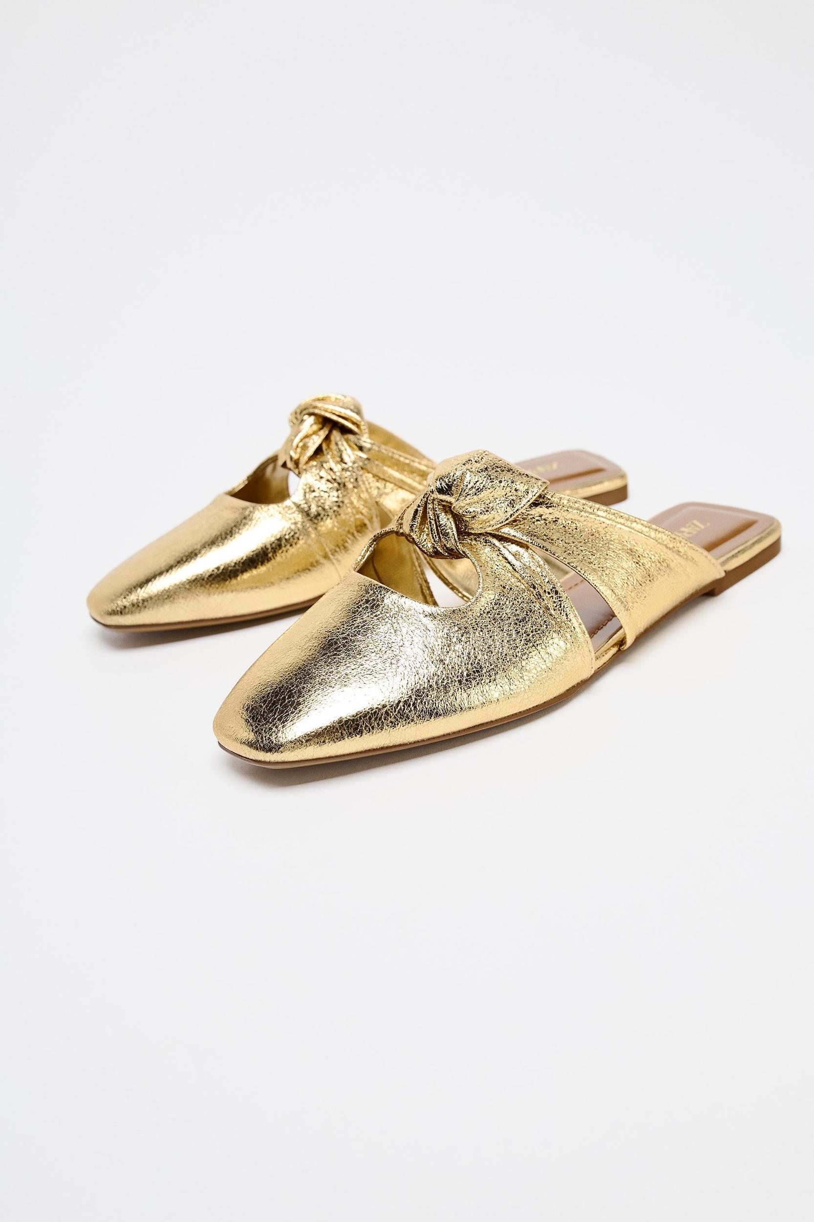 METALLIC KNOT MULE Product Image