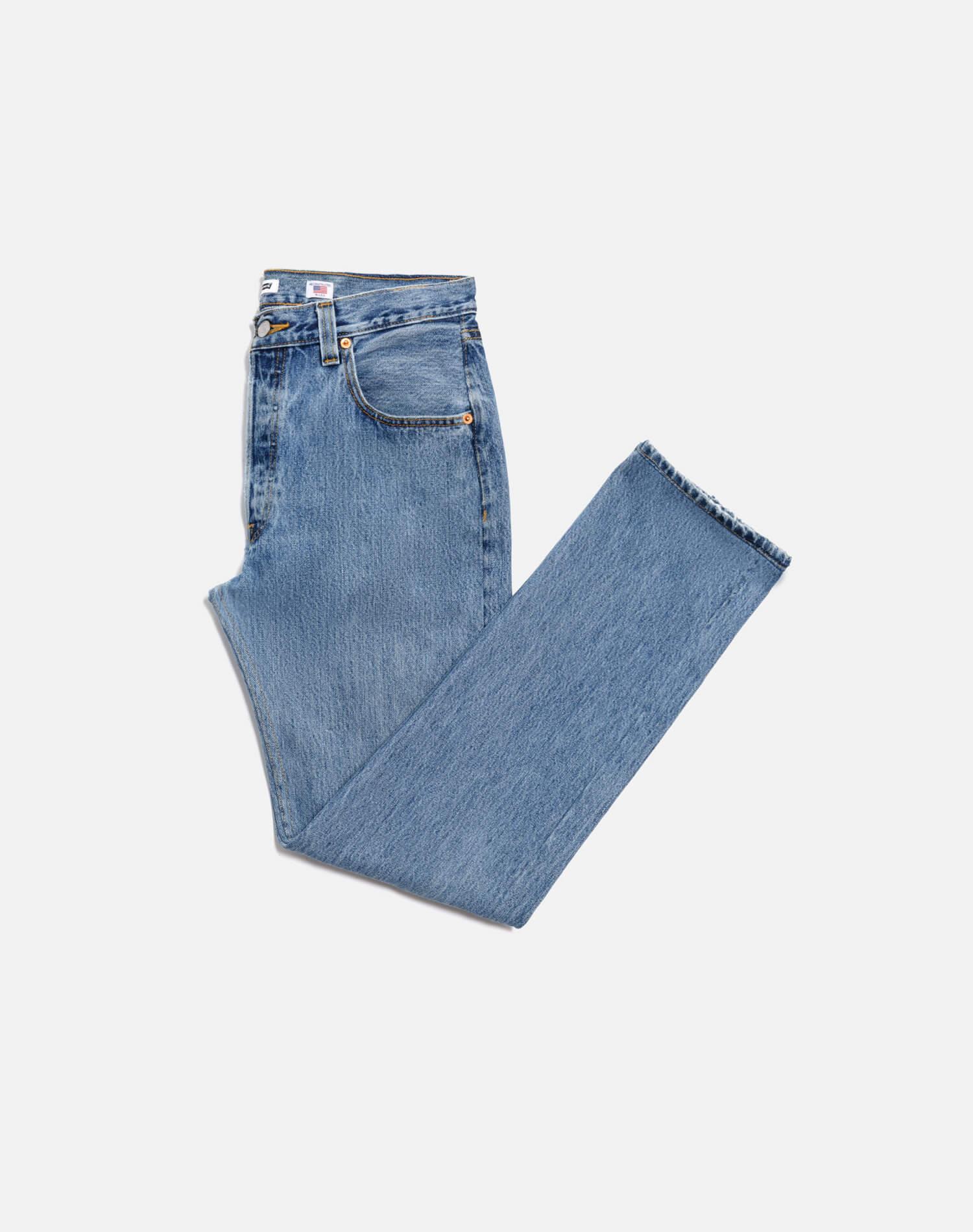 Levi's Mid Rise Slim Straight - Indigo Product Image