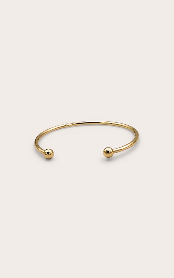 Real Gold Plated Simple Thin Bangle Product Image