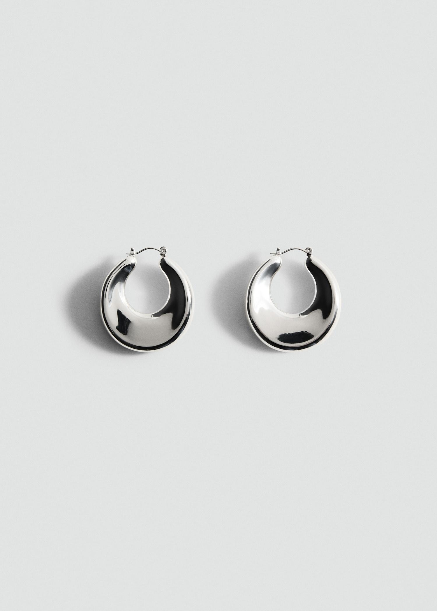 Hoop earrings - Women | MANGO USA Product Image