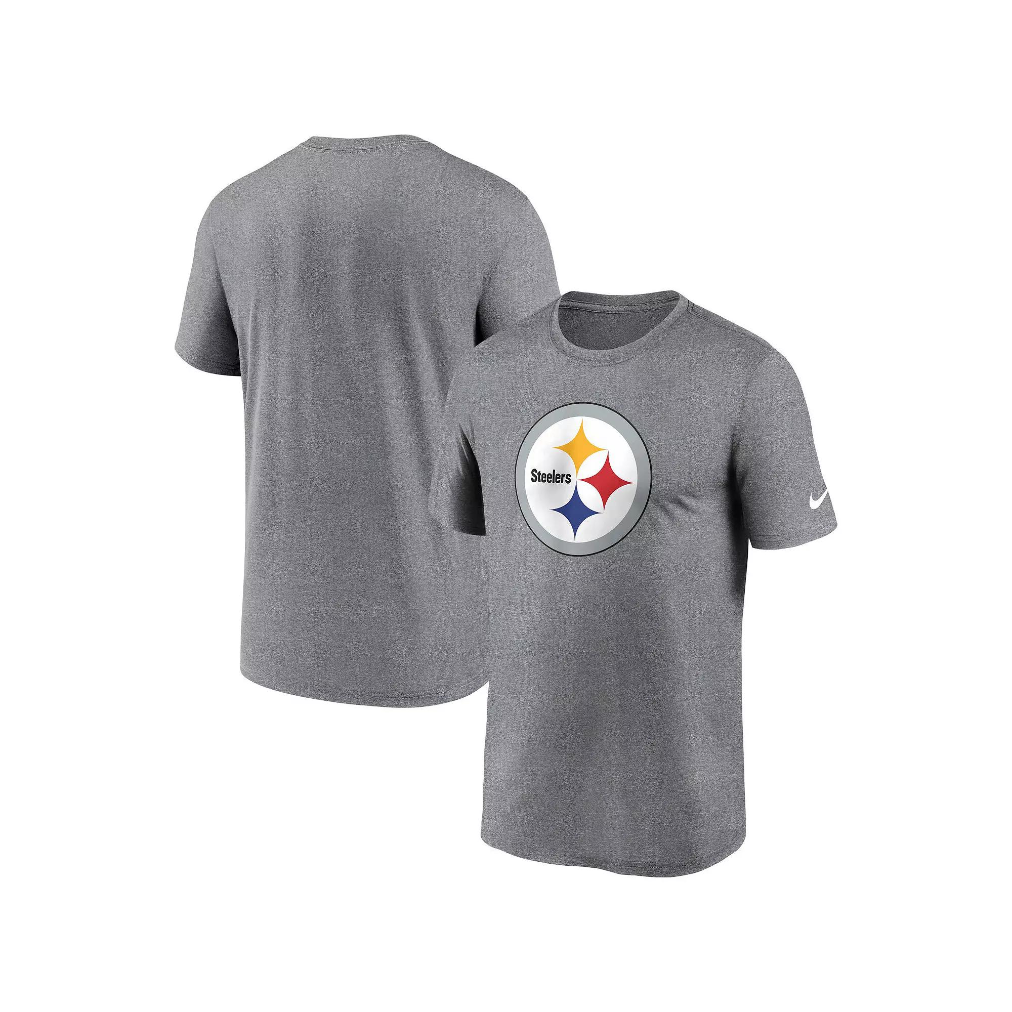 Men's Nike Heather Charcoal Pittsburgh Steelers,  Product Image