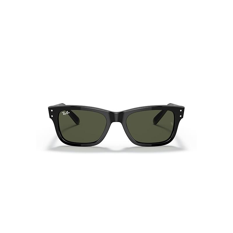 Ray-Ban Burbank Sunglasses Frame Green Lenses Product Image