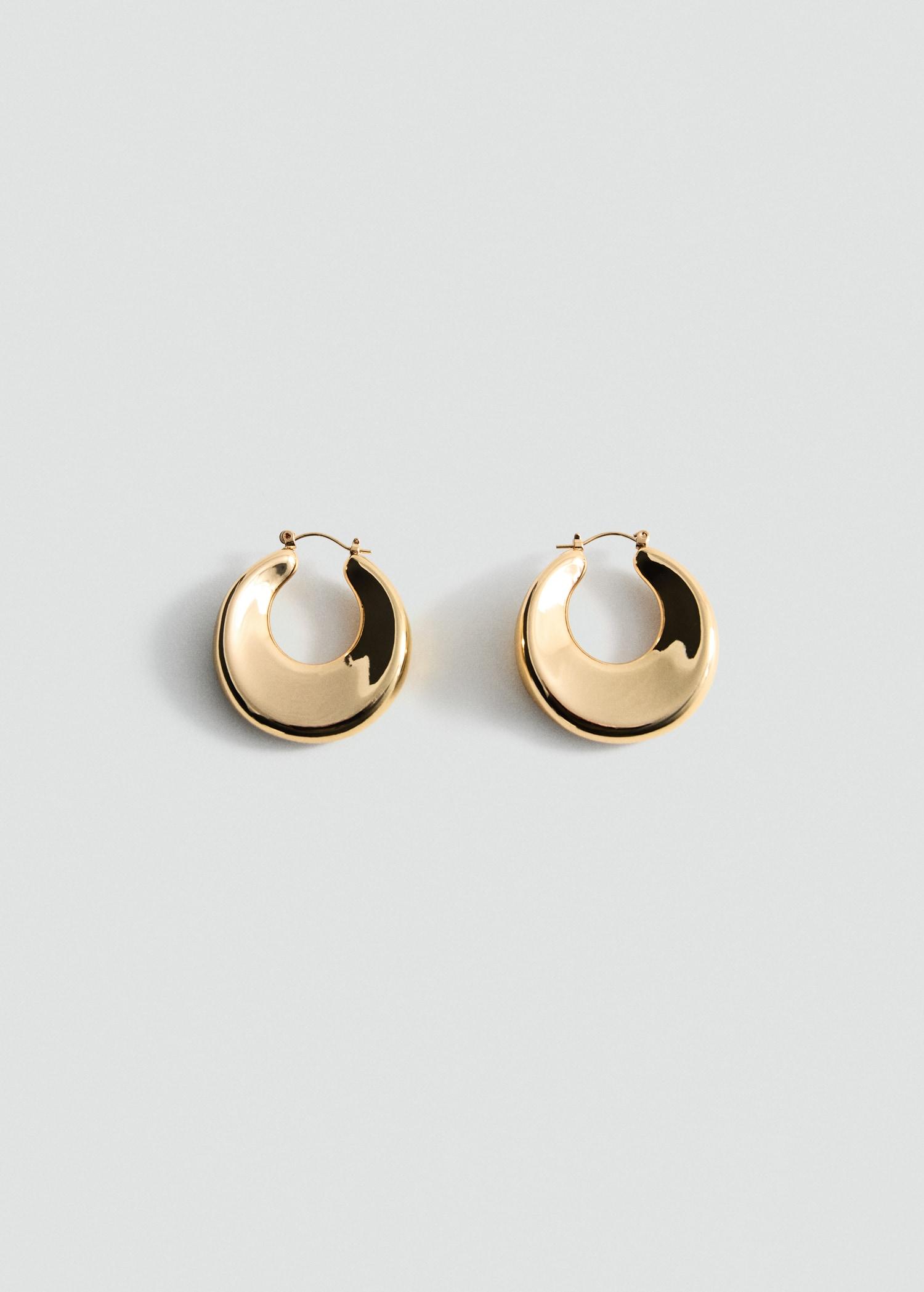Hoop earrings - Women | MANGO USA Product Image