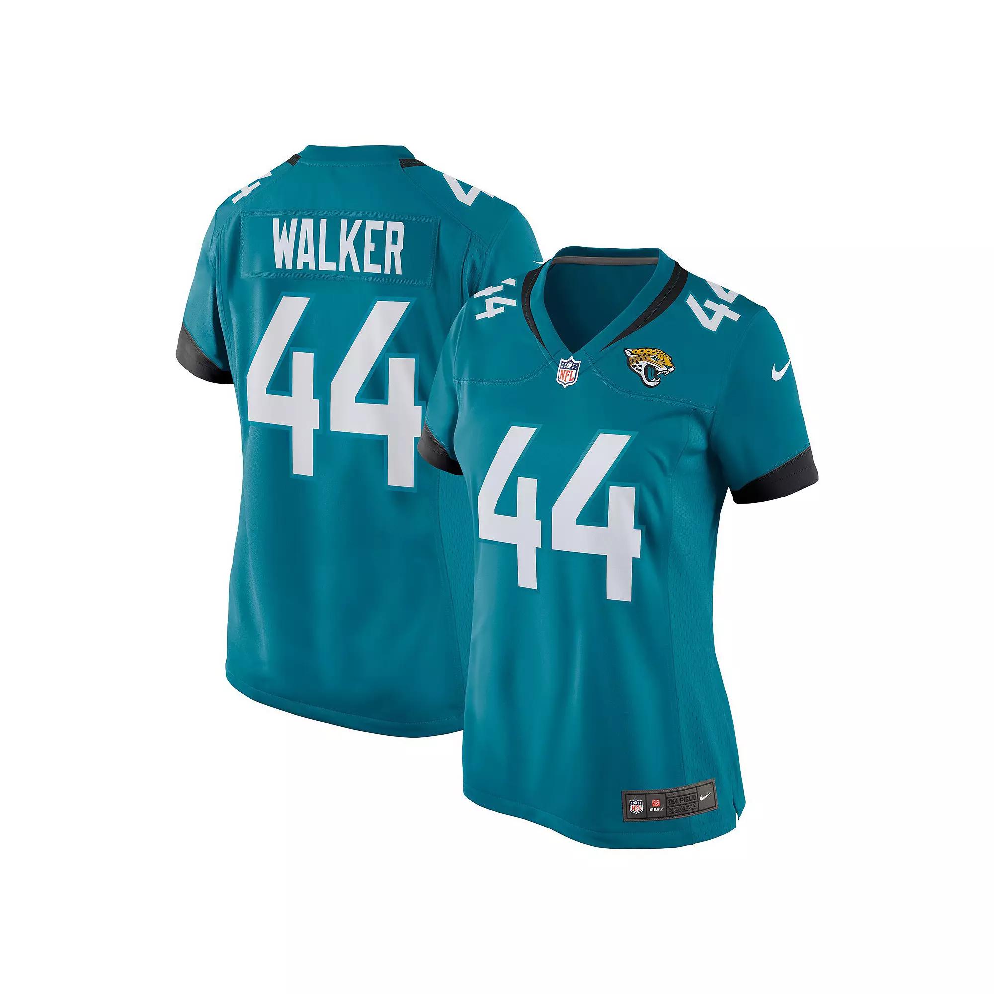 Women's Nike Travon Walker Teal Jacksonville Jaguars Player Jersey,  Product Image