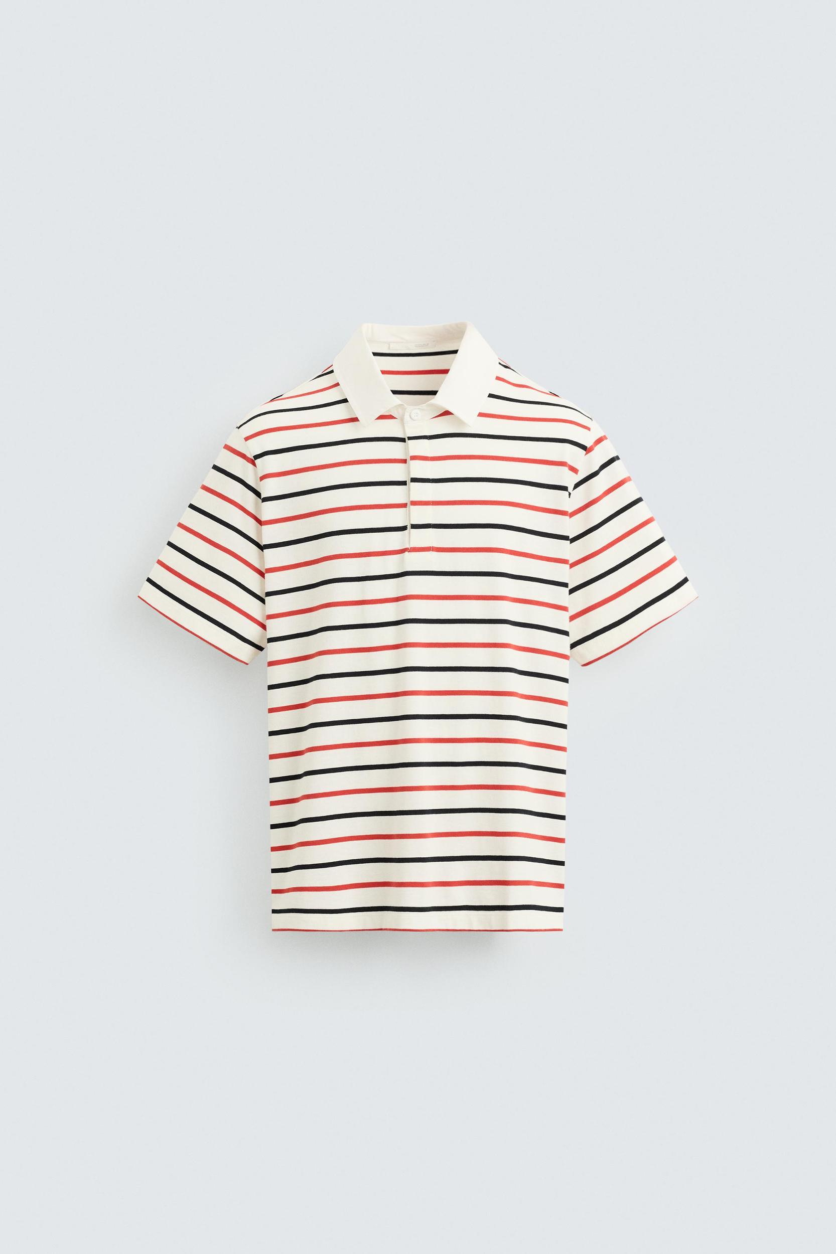STRIPED POLO SHIRT Product Image