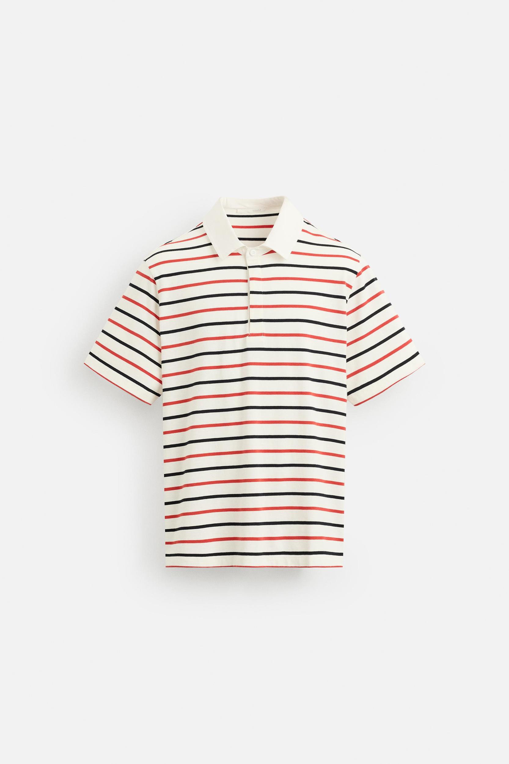STRIPED POLO SHIRT Product Image
