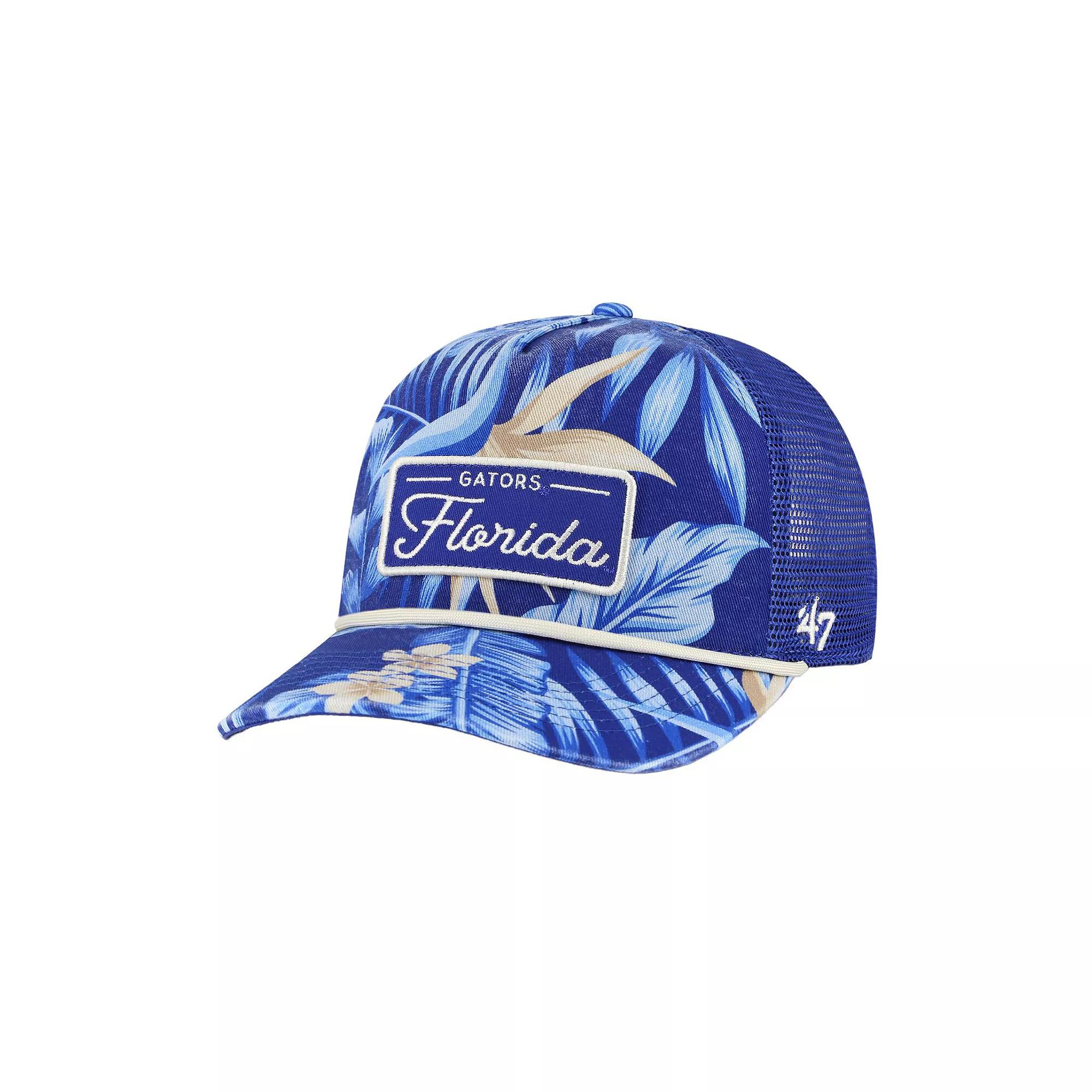 Men's '47 Royal Florida Gators Tropicalia Hitch Adjustable Hat, Blue Product Image