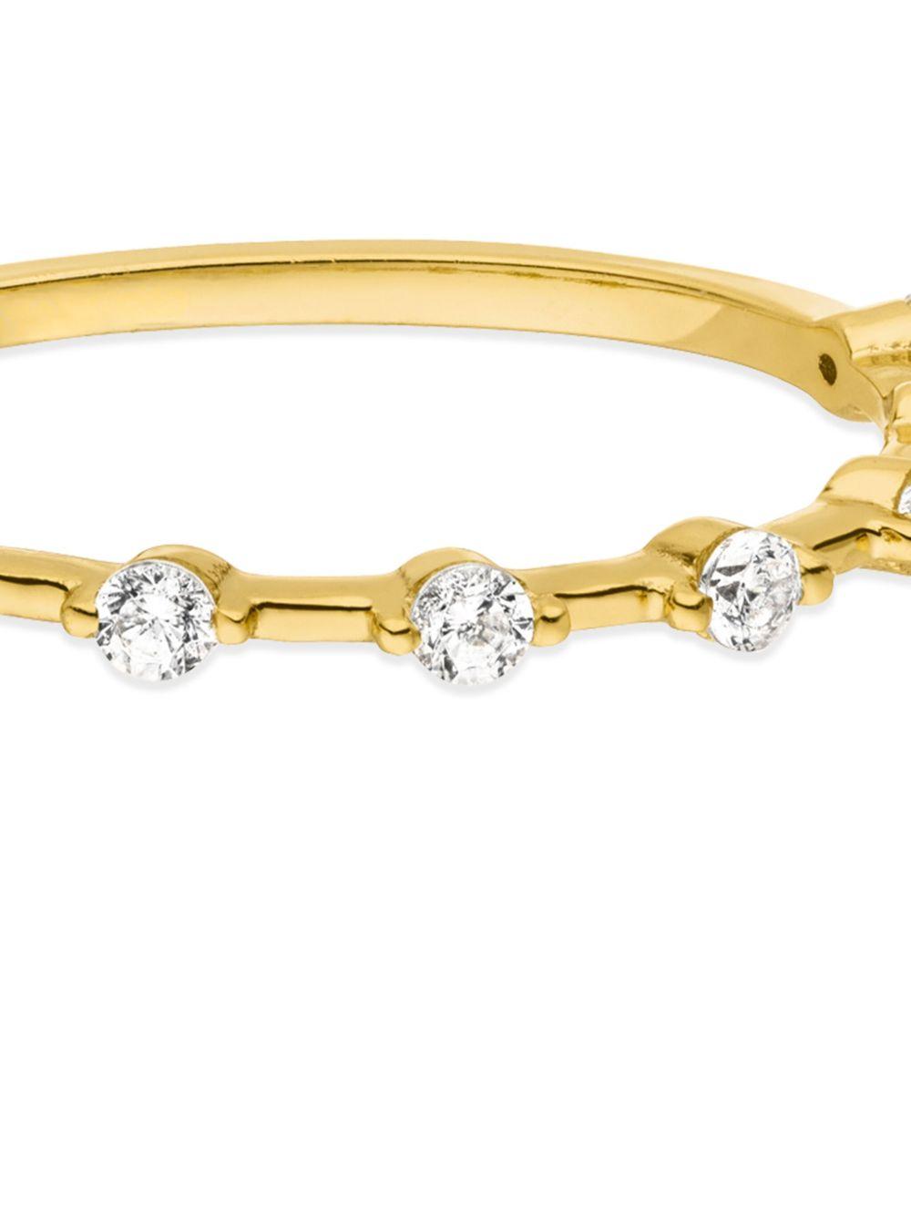 14kt yellow gold Daisy diamond ring Product Image