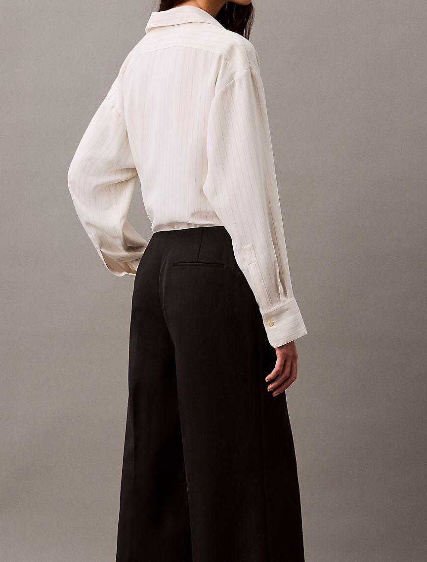 Crepe Wide Leg Trousers Product Image