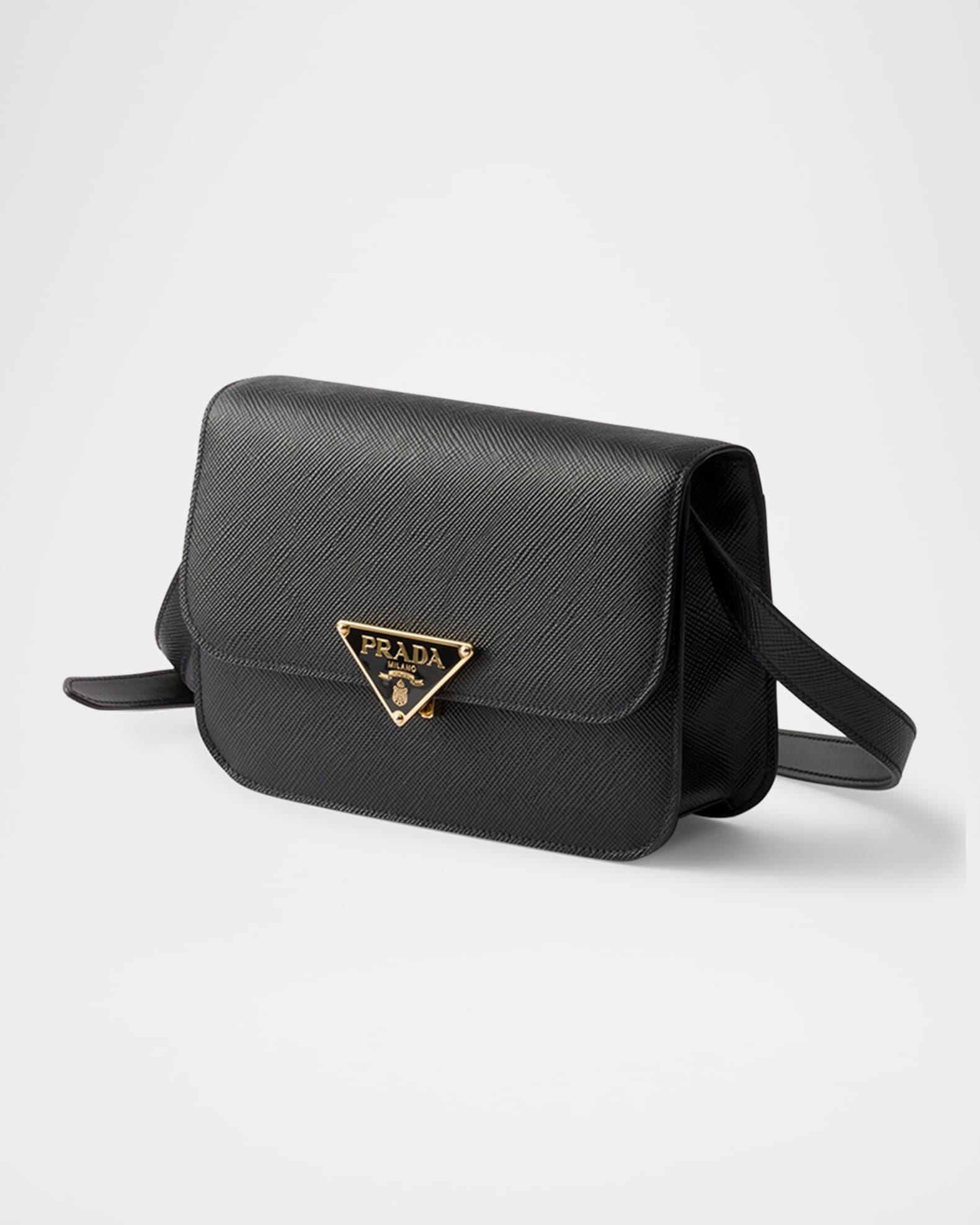 Saffiano Leather Flap Shoulder Bag Product Image
