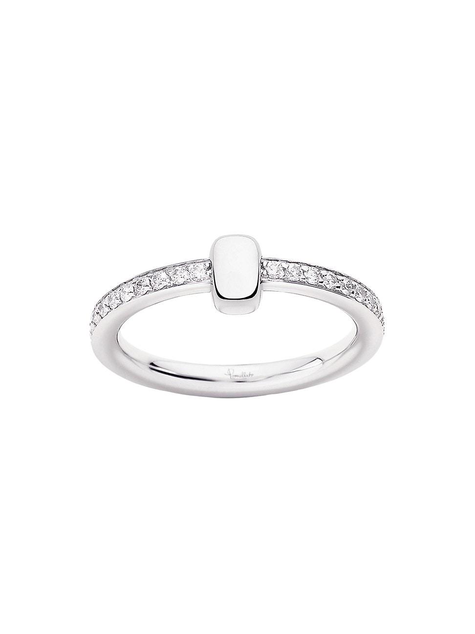 Womens Together 18K White Gold & 0.5 TCW Diamond Ring Product Image