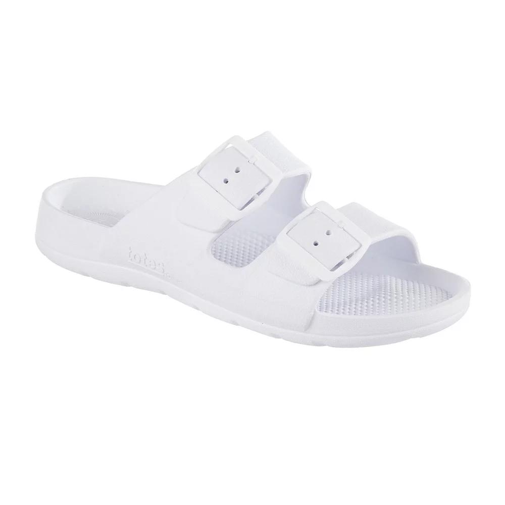 totes Women's Everywear® Double Buckle Adjustable Slide Sandals,  Product Image