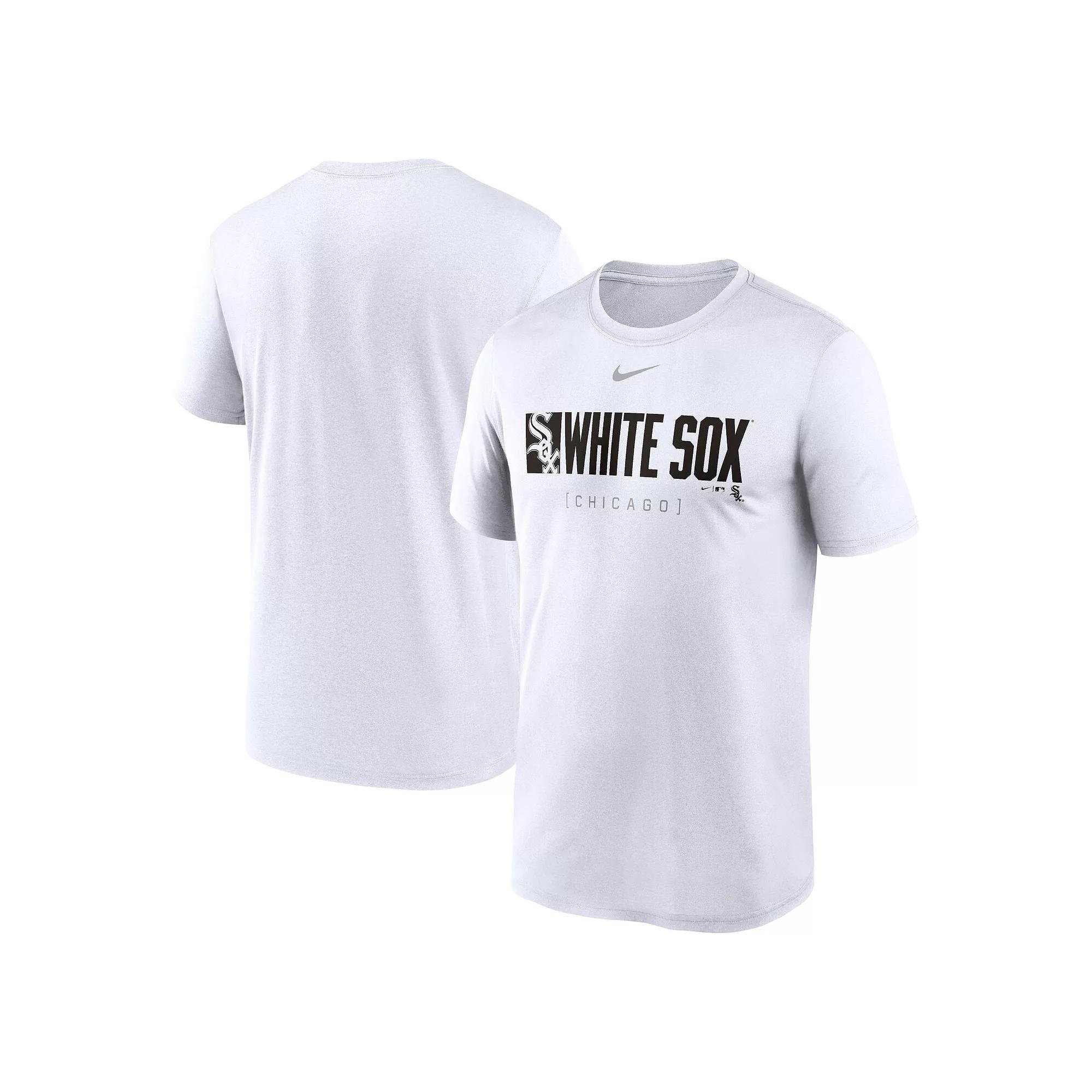 Men's Nike White Chicago White Sox Knockout Legend Performance T-Shirt,  Product Image