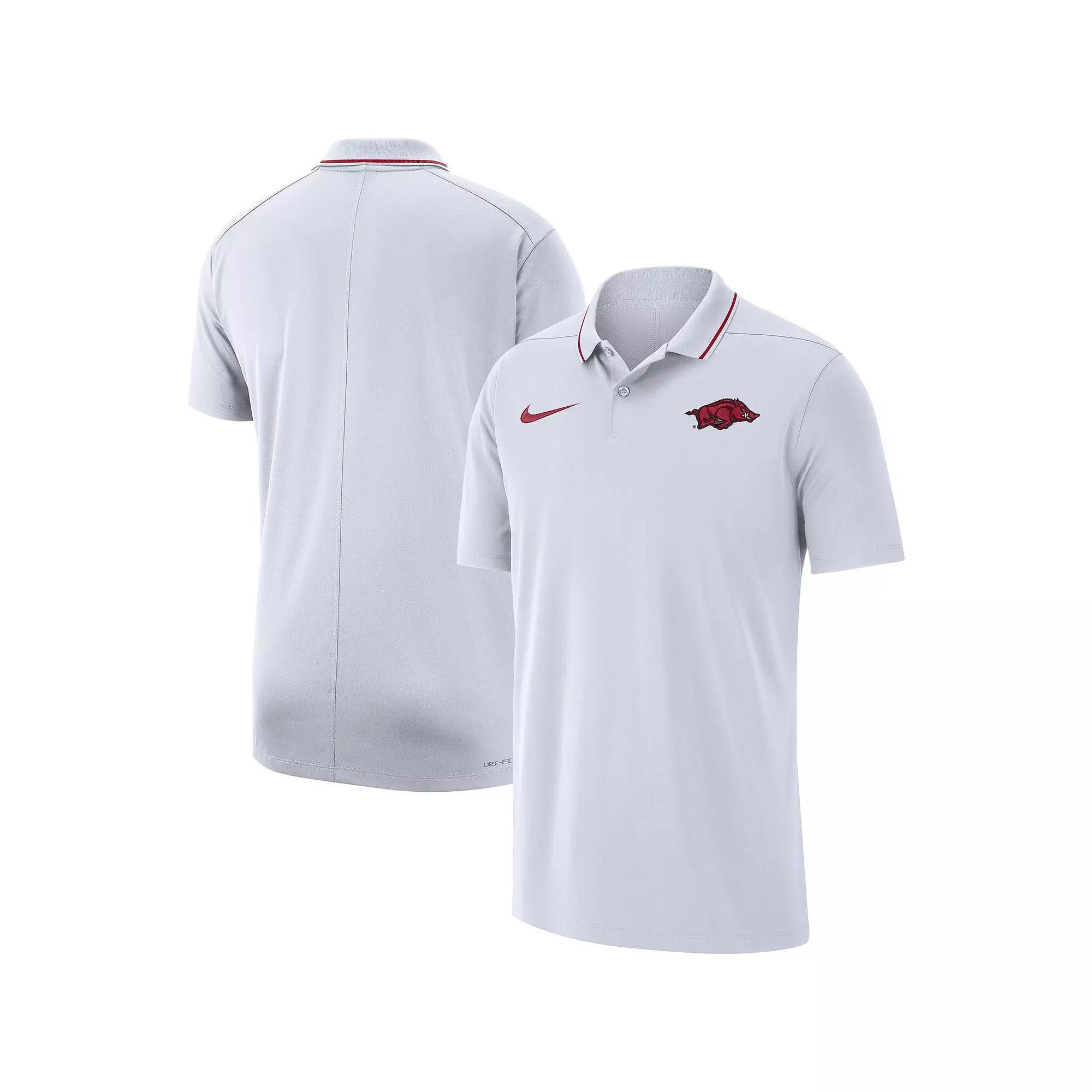 Men's Nike White Virginia Cavaliers 2023 Coaches Performance Polo,  Product Image