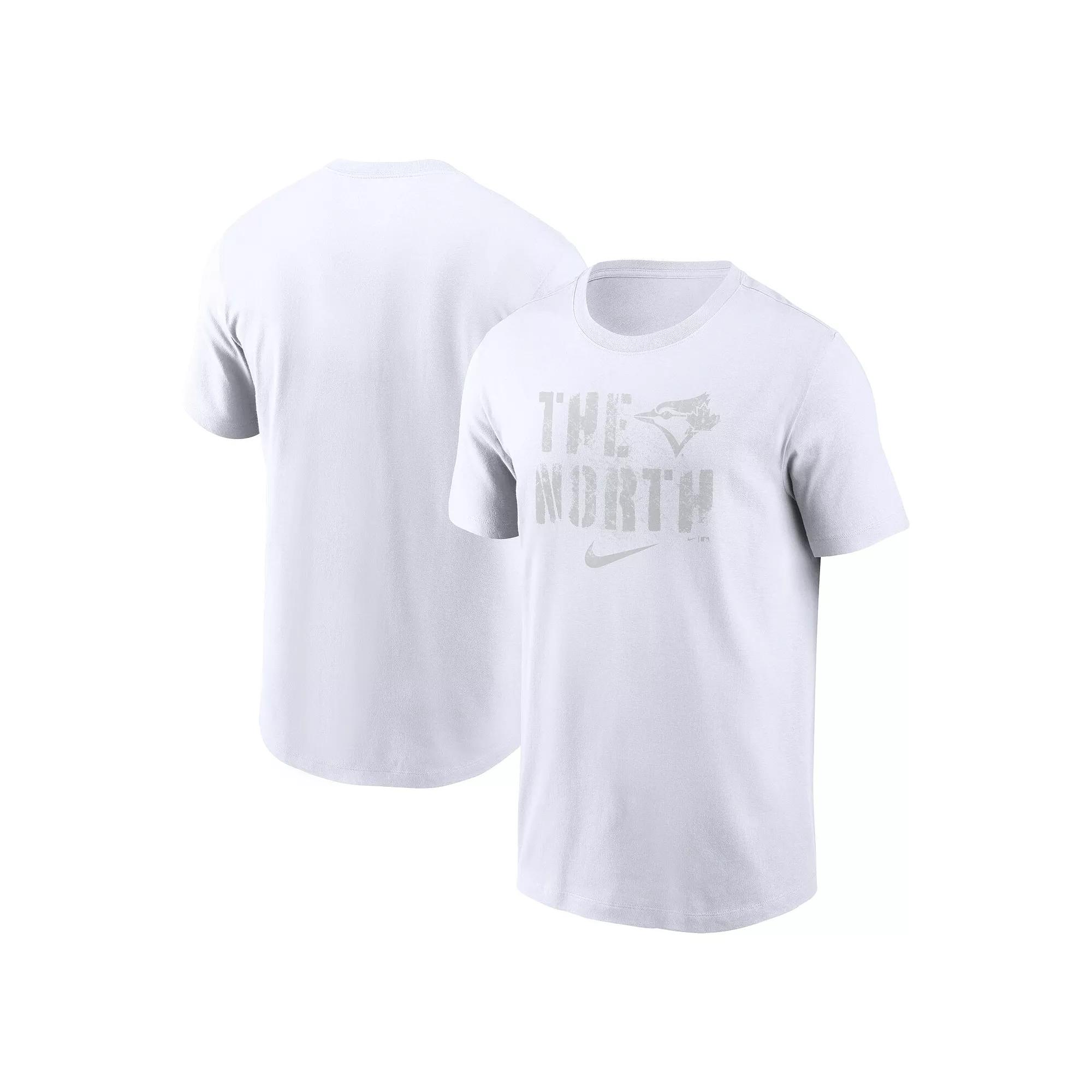 Men's Nike White Toronto Blue Jays The North Local Team T-Shirt, Size: 2XL, Jay White Product Image