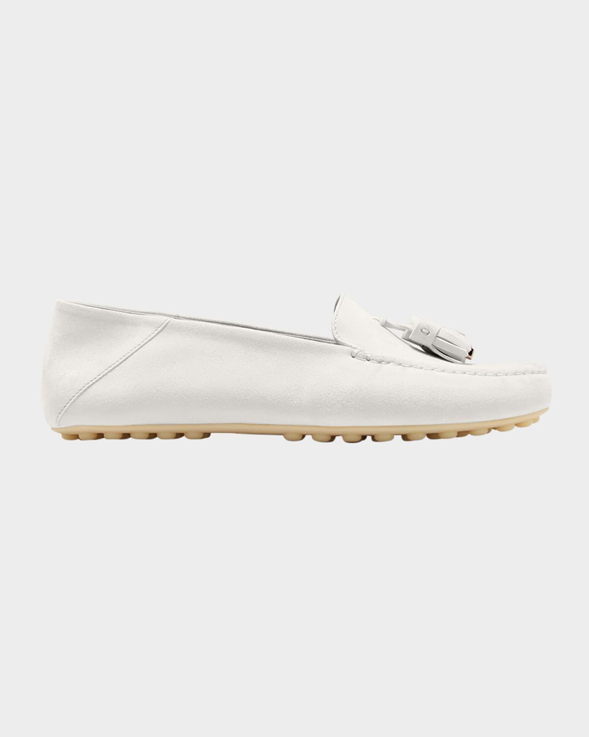 Leather Tassel Moccasin Driver Loafers Product Image