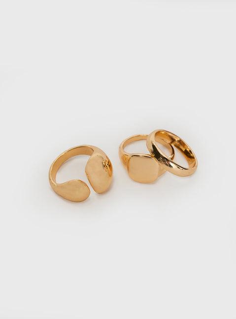 Santaigo Ring Pack Gold Product Image