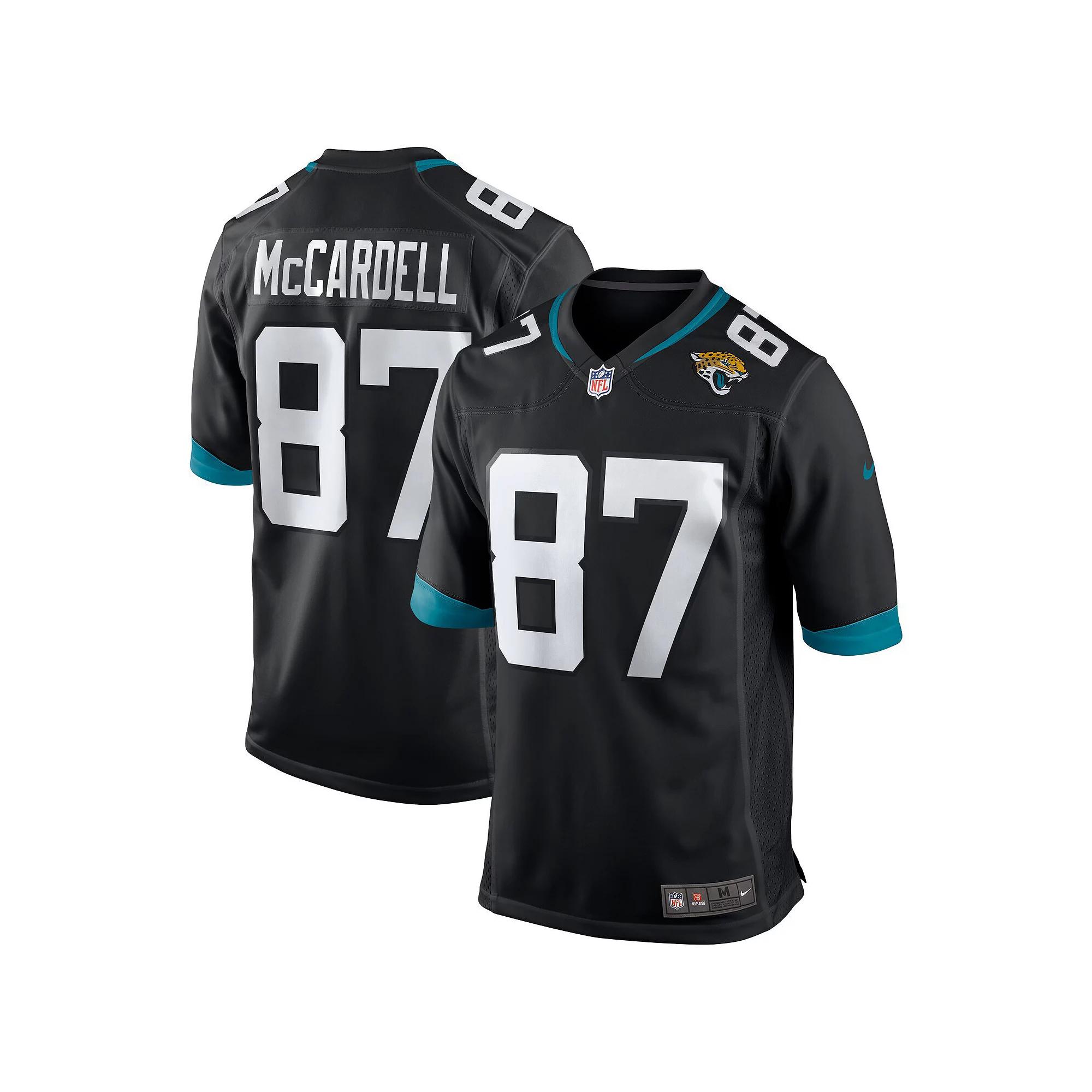 Men's Nike Keenan McCardell Black Jacksonville Jaguars Game Retired Player Jersey, Size: Small Product Image