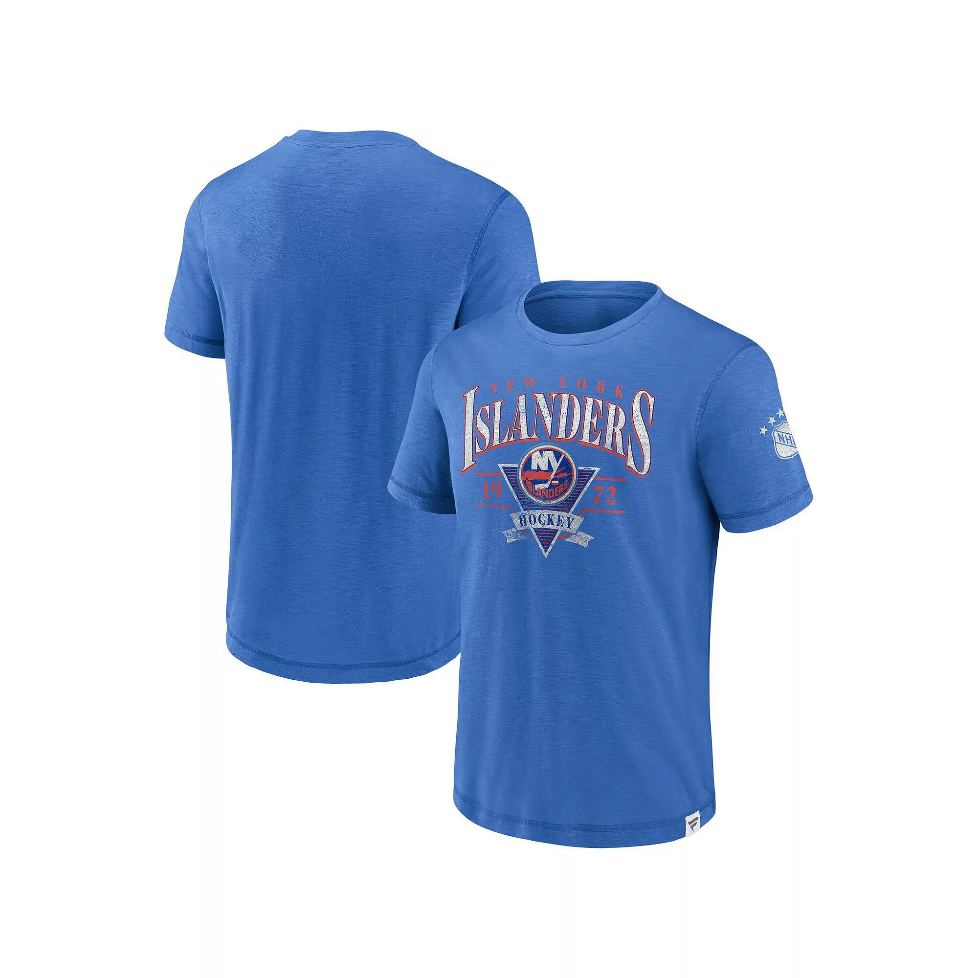 Men's Fanatics Royal New York Islanders Elusive Slub T-Shirt, Size: Small, Isl Blue Product Image