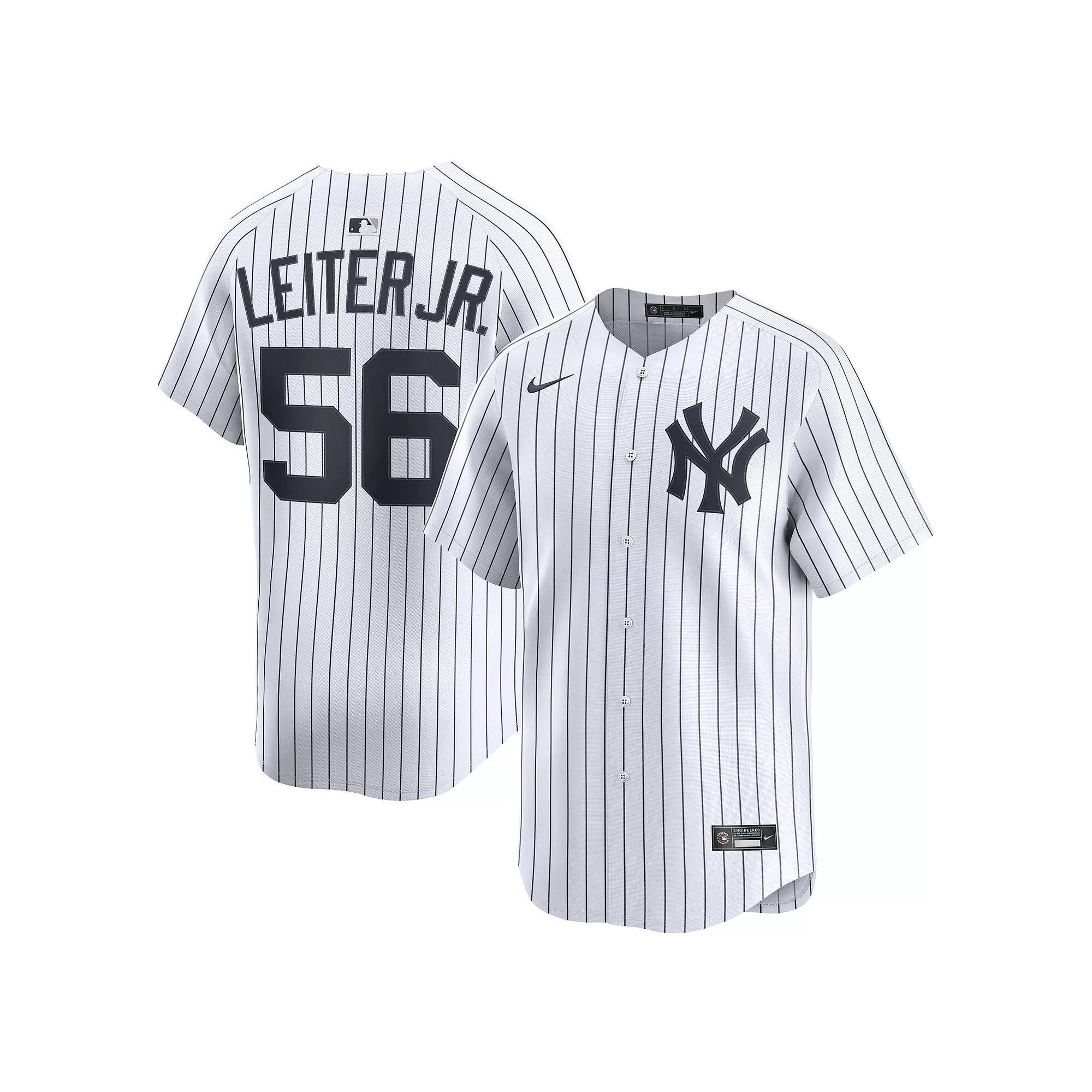 Men's Nike Mark Leiter Jr. White New York Yankees Home Limited Player Jersey,  Product Image
