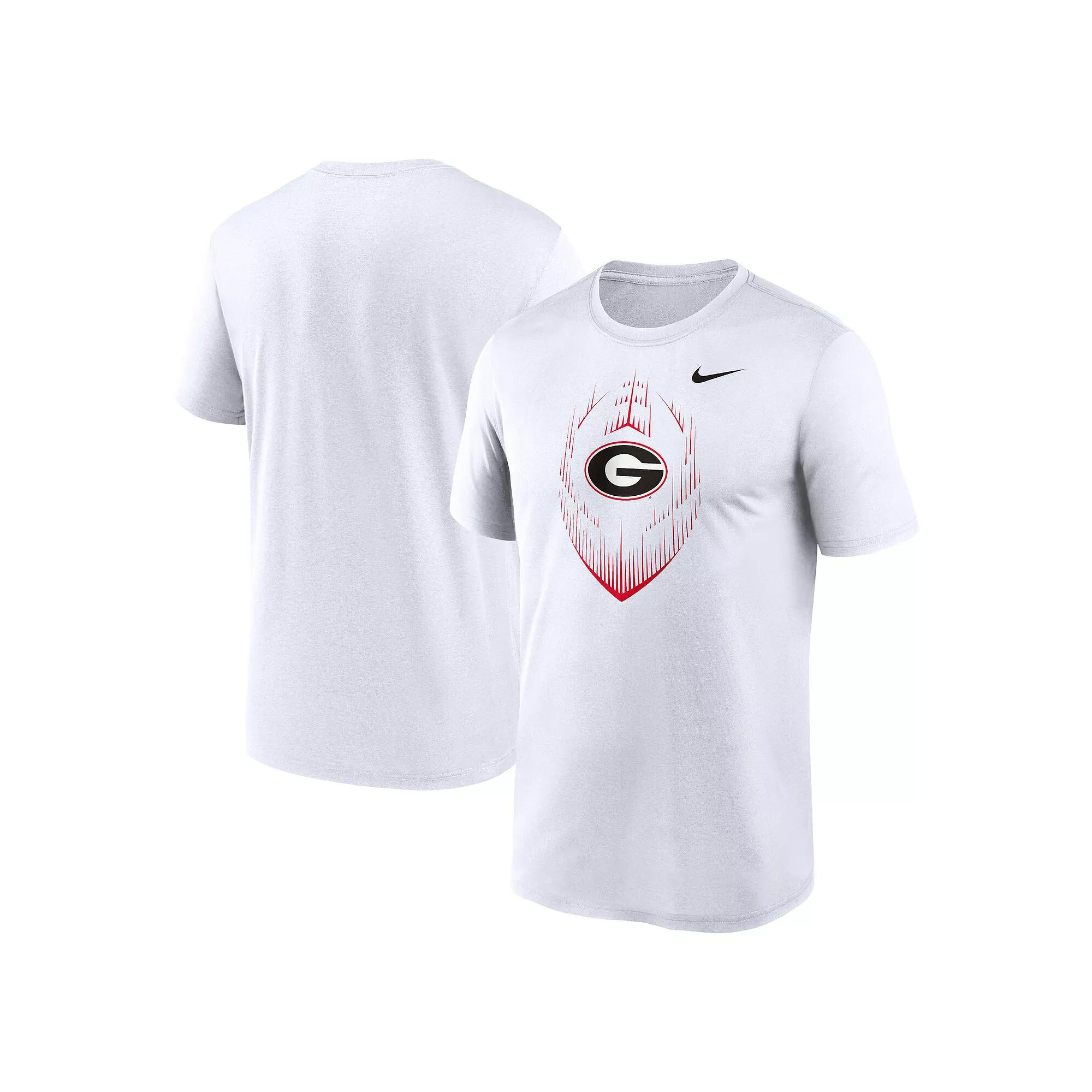 Men's Nike White Georgia Bulldogs Primetime Legend Icon Performance T-Shirt,  Product Image
