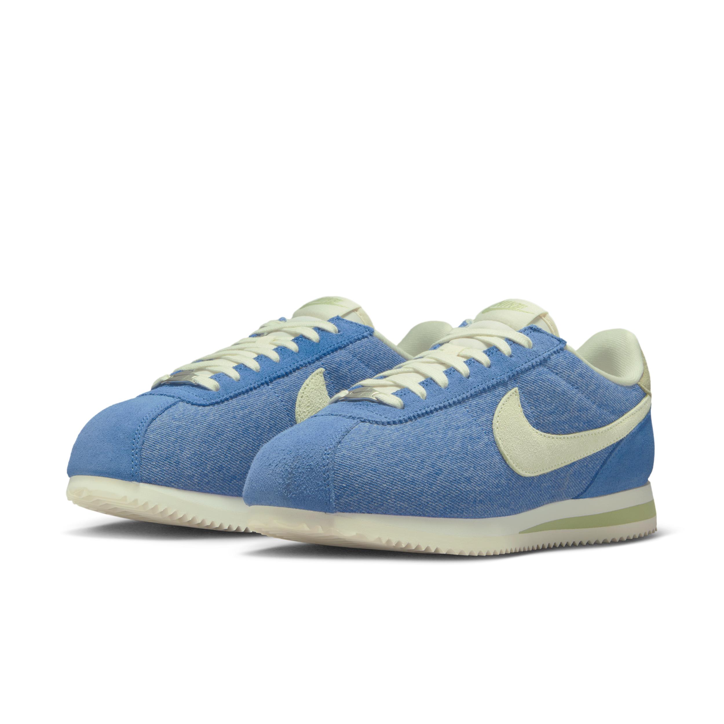 Nike Womens Cortez SE Denim Shoes | IH6354-004 Product Image