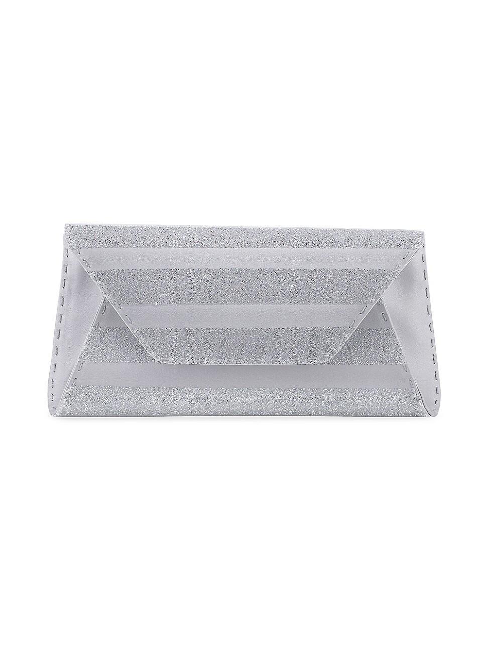 Womens Eloise Clutch Small in Diamond Frost Swarovski Sand Crystal Product Image