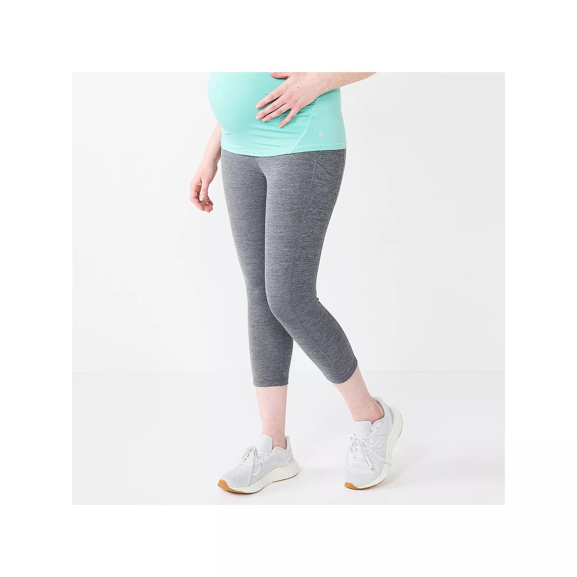 Maternity Tek Gear® Ultrastretch High Rise Capri Pants, Women's,  Product Image