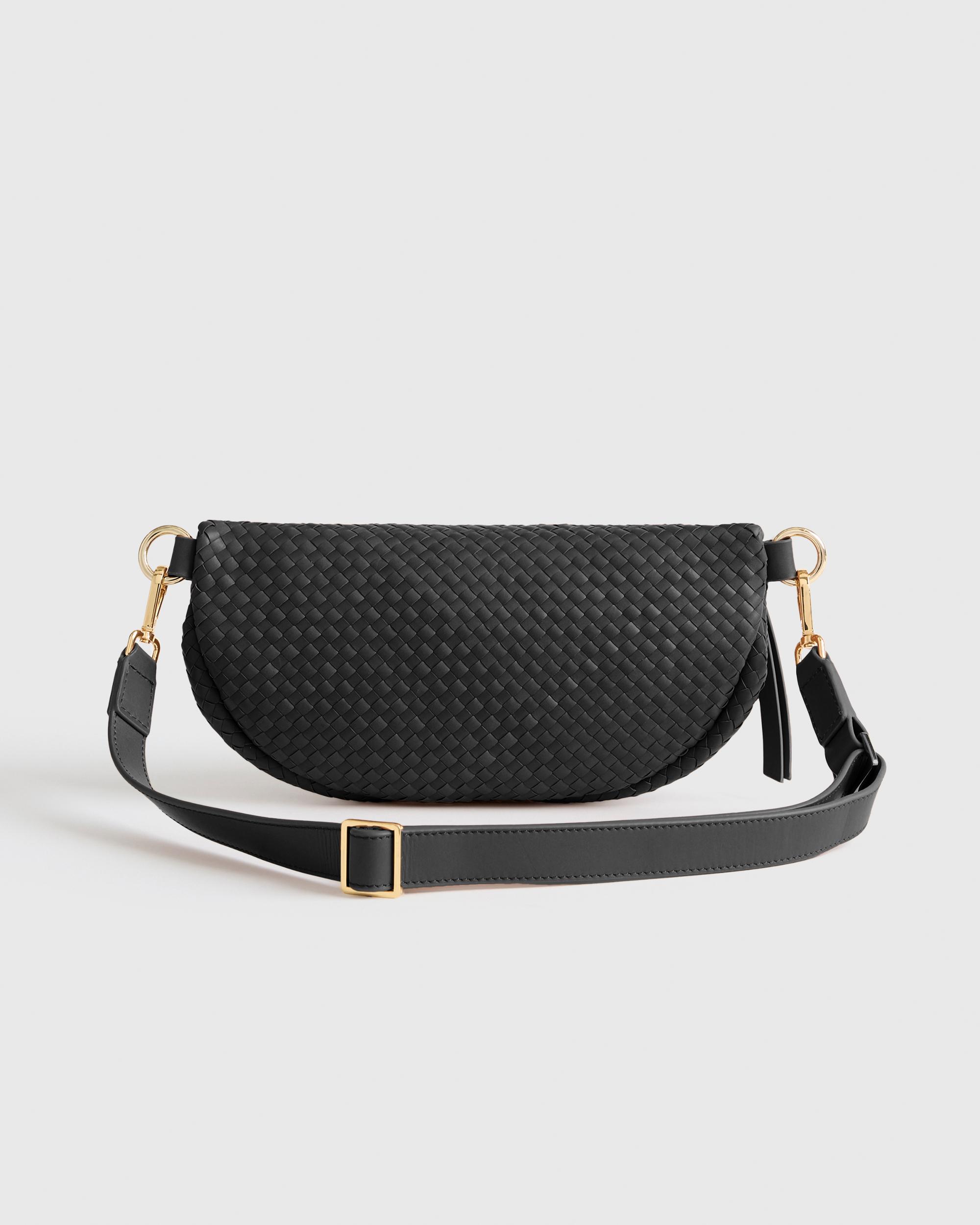 Quince | Women's Italian Leather Handwoven Sling Bag Product Image