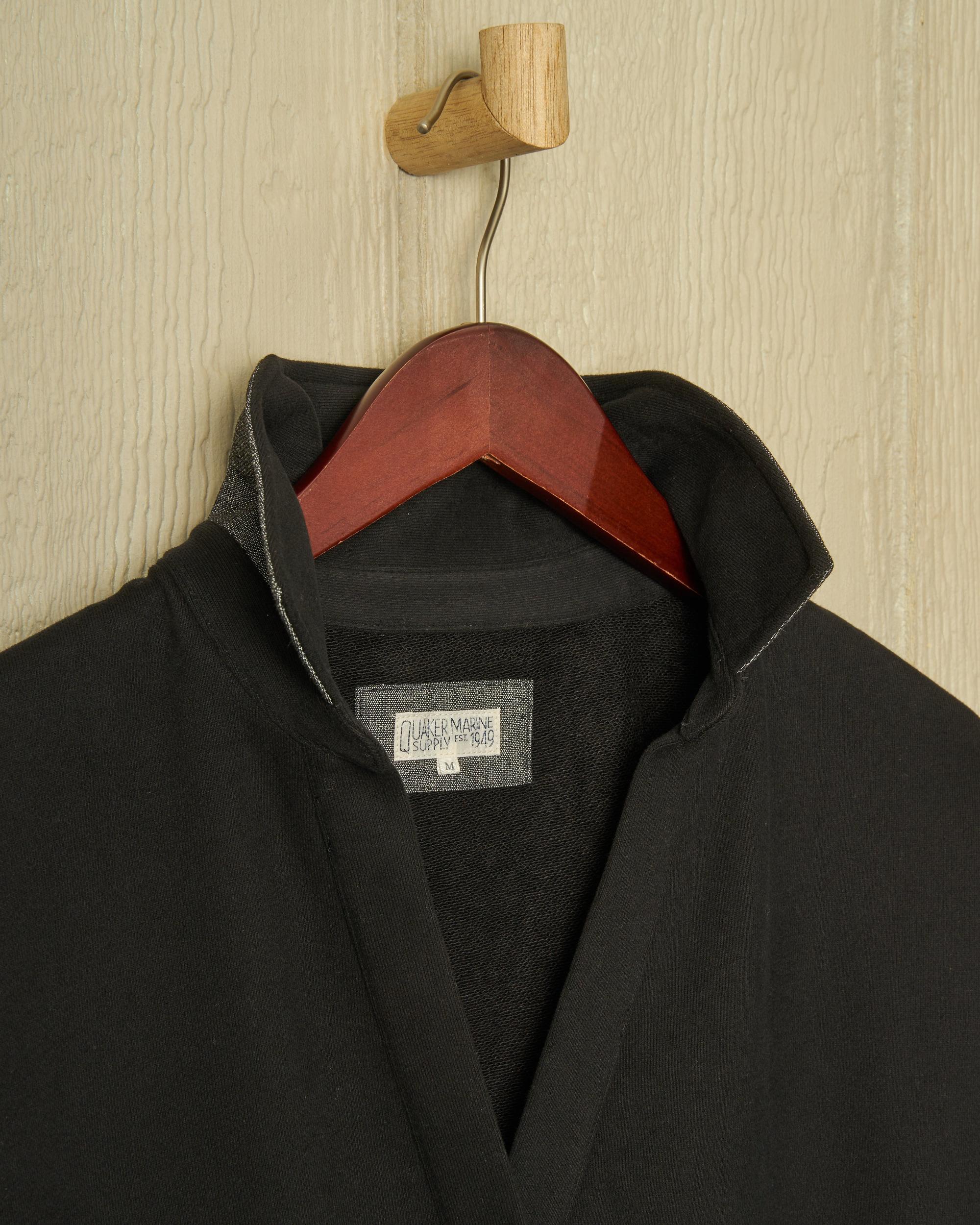 Inlet Pullover in Black Loopback Terry Product Image